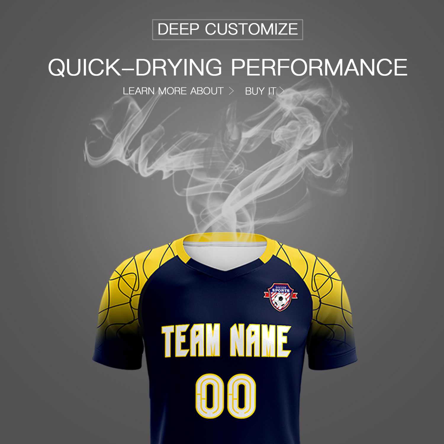Custom Navy Classic Soccer Training Sets Jersey For Adults/Kids