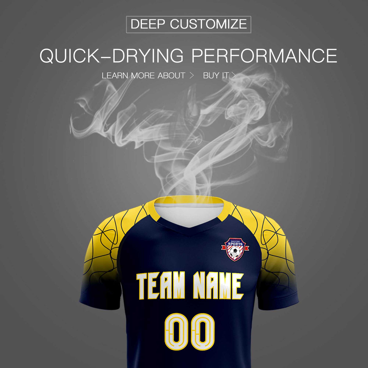 Custom Navy Classic Soccer Training Sets Jersey For Adults/Kids