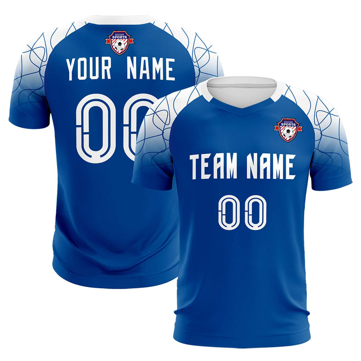 Custom Navy Classic Soccer Training Sets Jersey For Adults/Kids