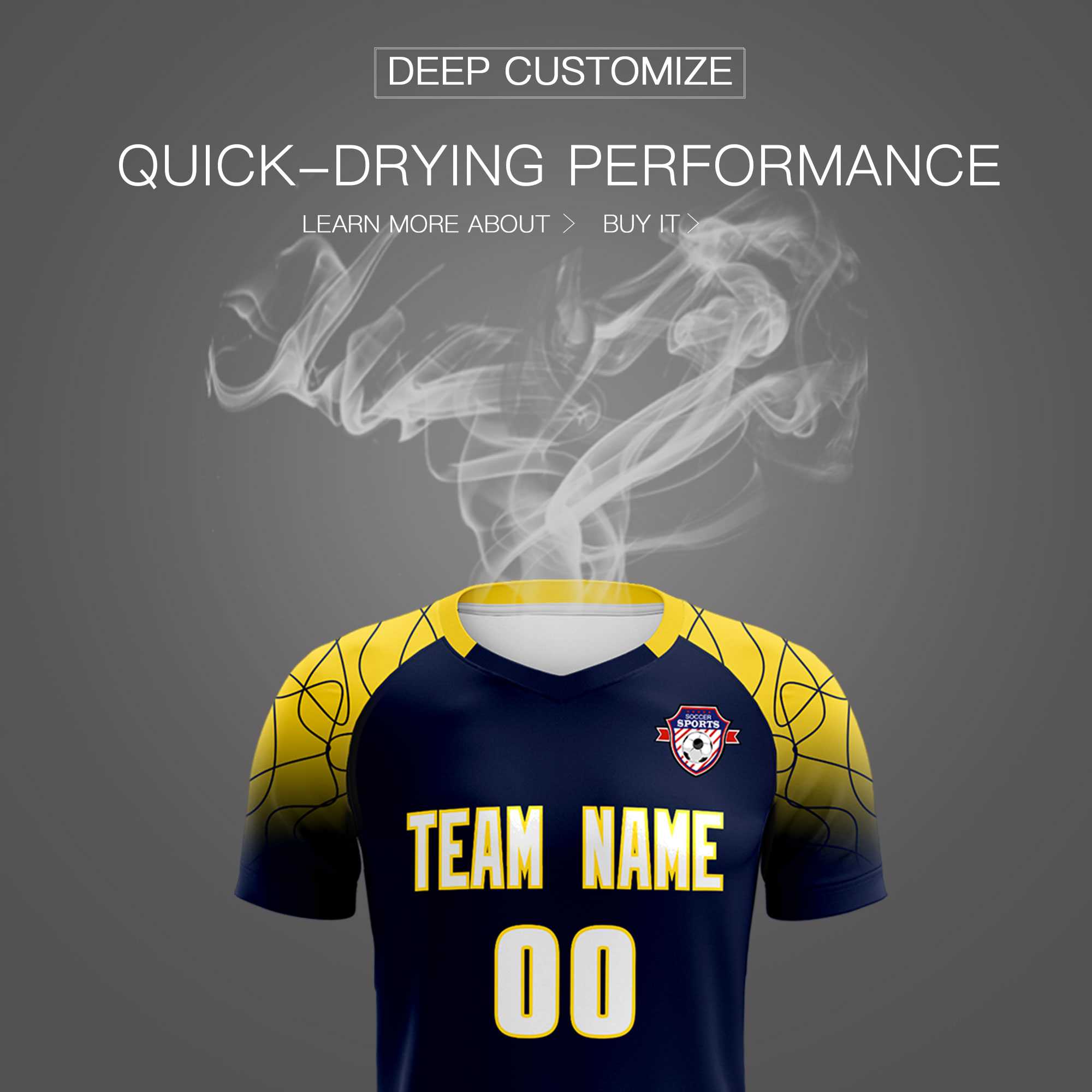 Custom Navy Classic Soccer Training Sets Jersey For Adults/Kids