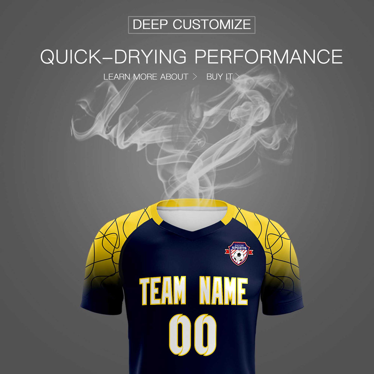 Custom Navy Classic Soccer Training Sets Jersey For Adults/Kids