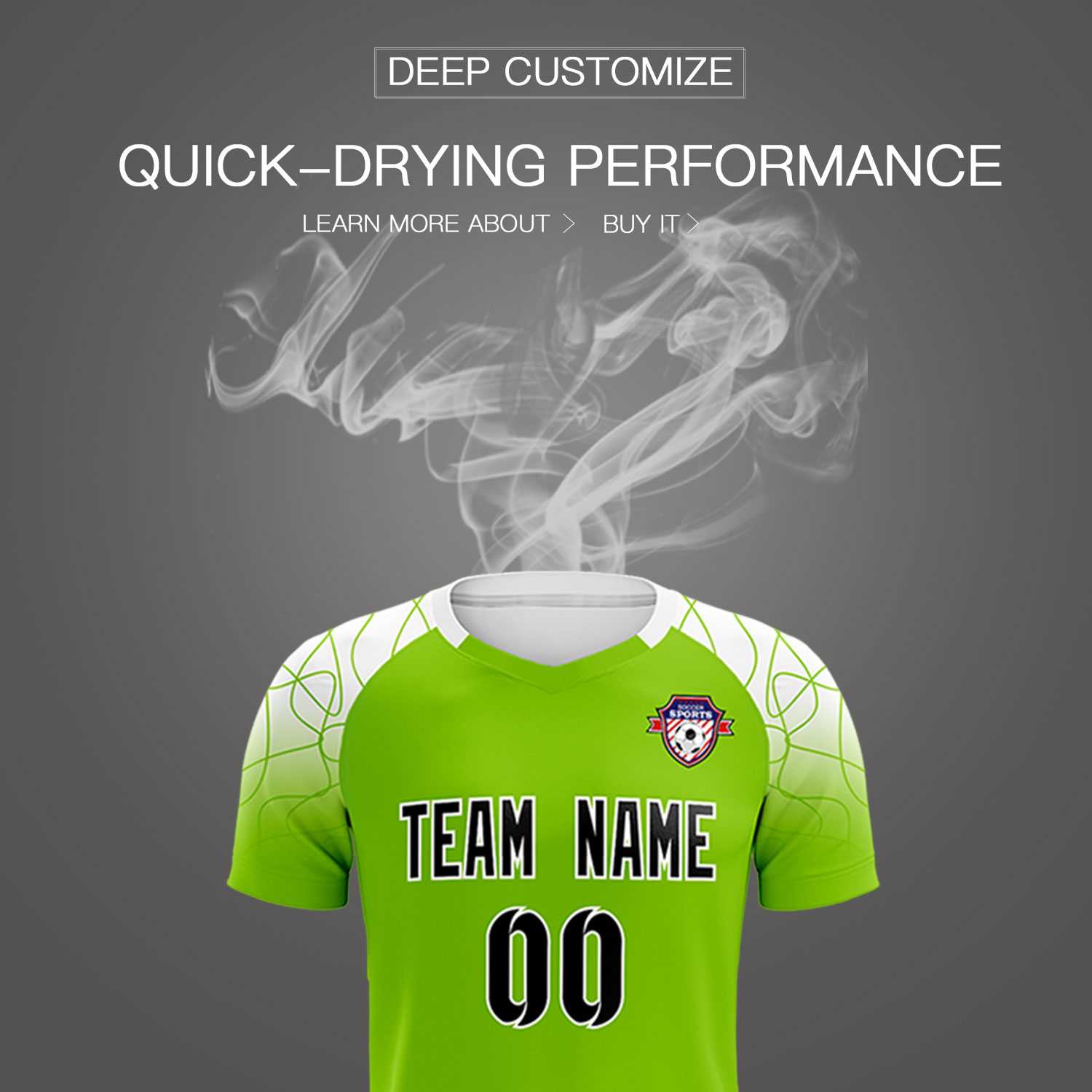 Custom Green Classic Soccer Training Sets Jersey For Adults/Kids