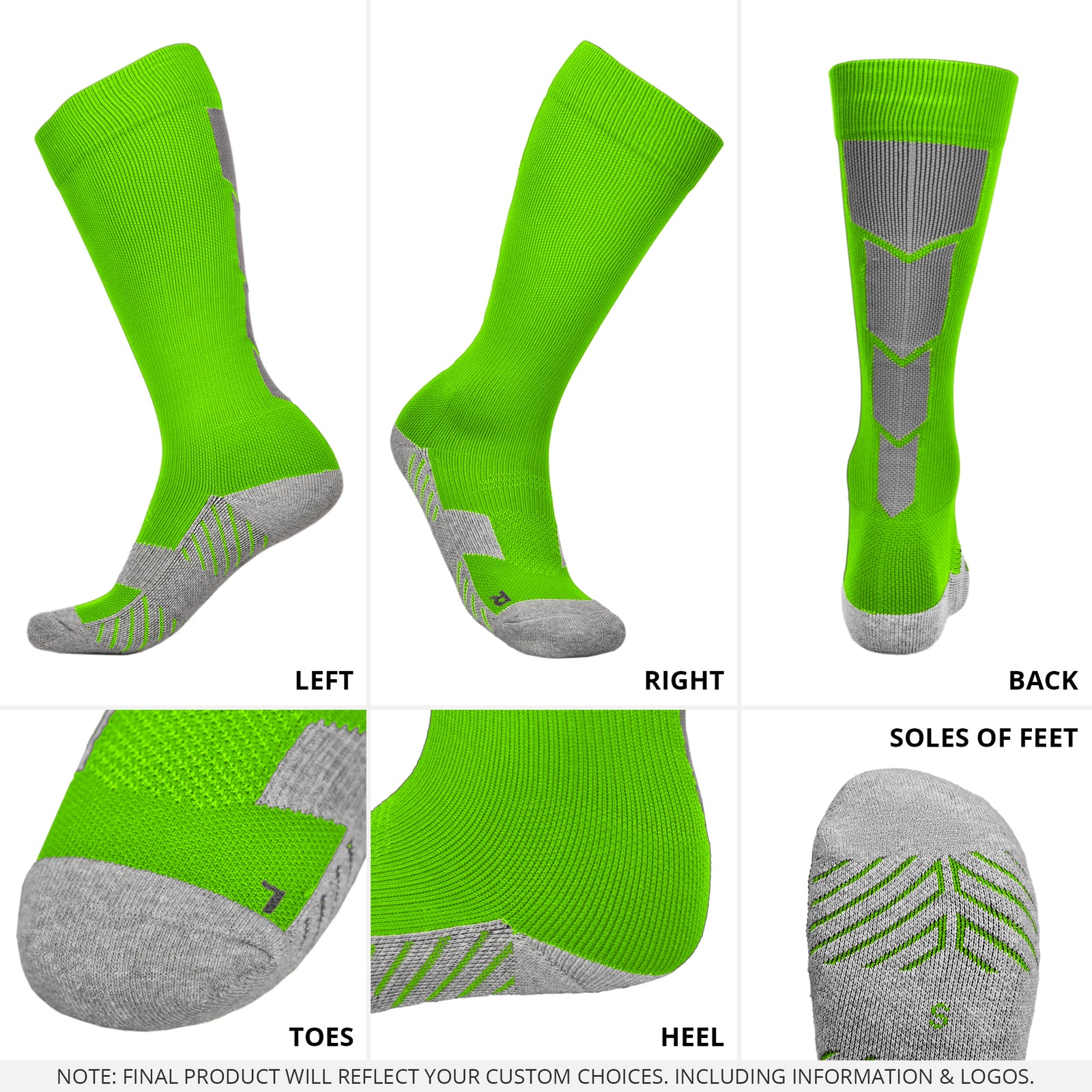 Classic Youth & Adult Unisex Soccer Socks – Multiple Colors