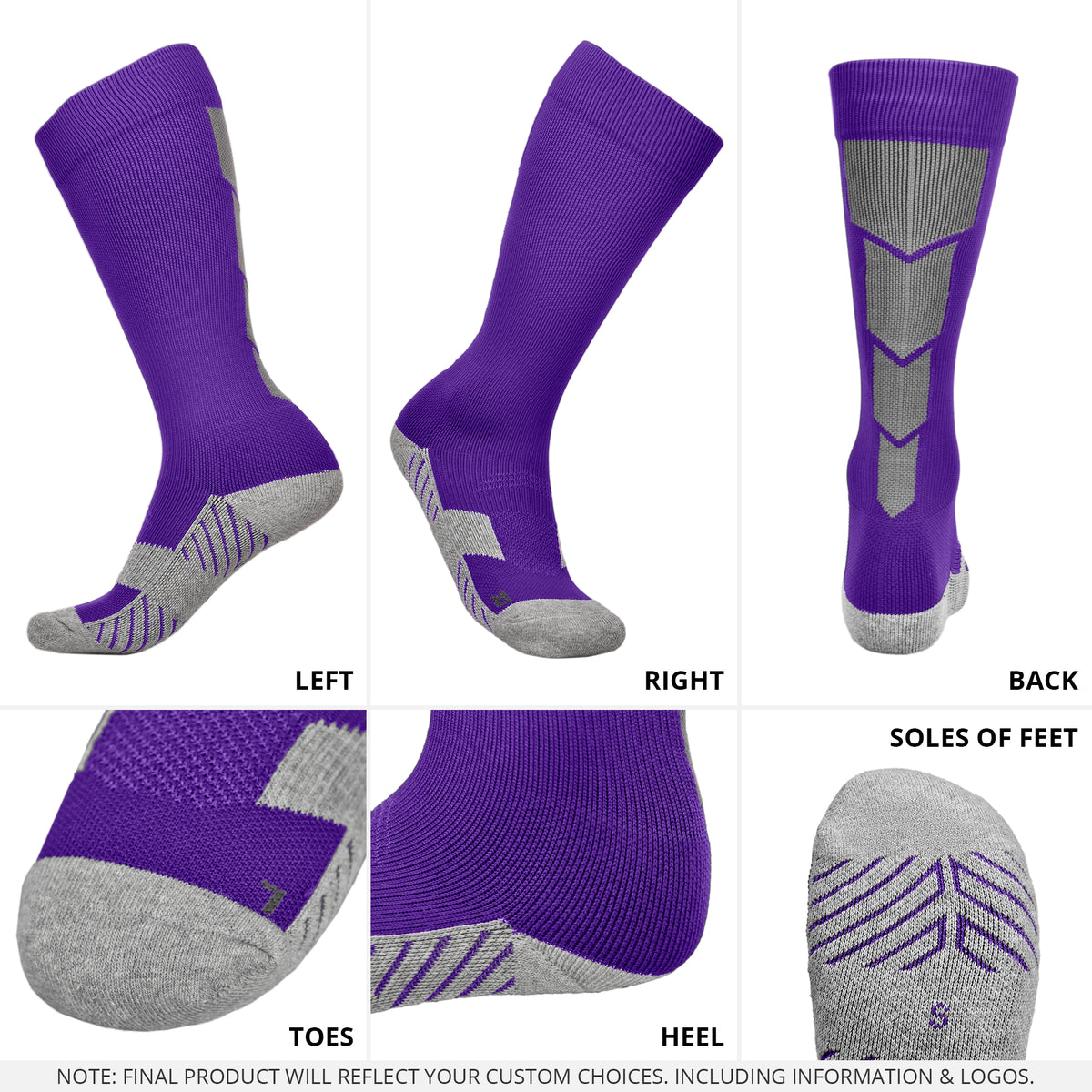 Classic Youth &amp; Adult Unisex Soccer Socks – Multiple Colors