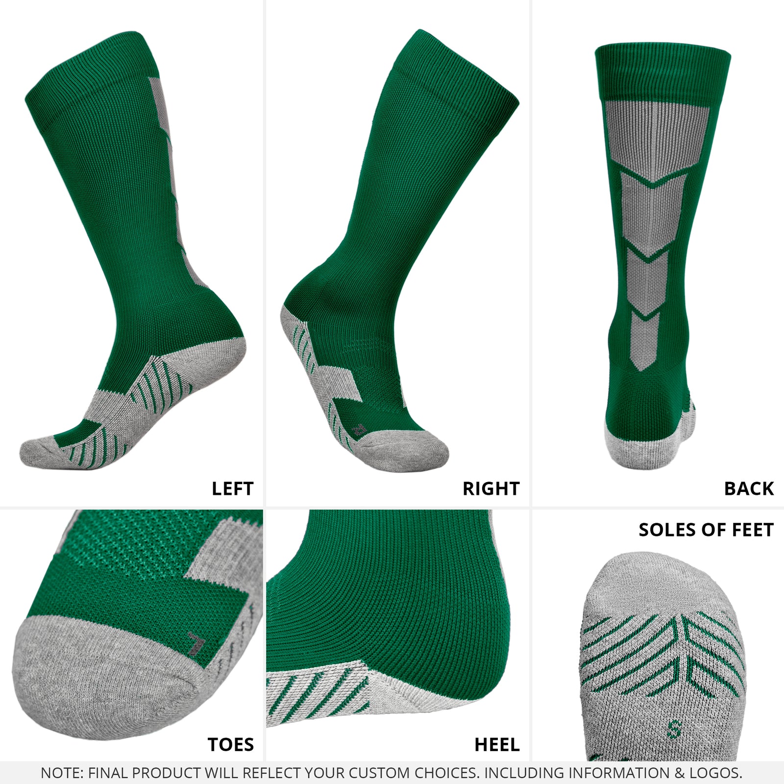 Classic Youth & Adult Unisex Soccer Socks – Multiple Colors
