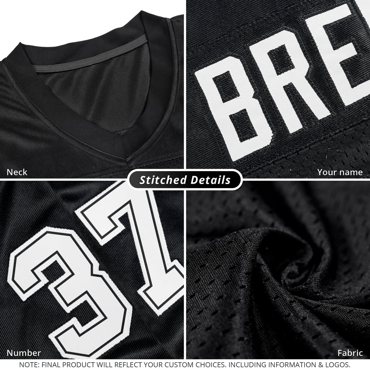 Custom Replica Football Jersey for Men Women Youth Personalized Practice Shirts