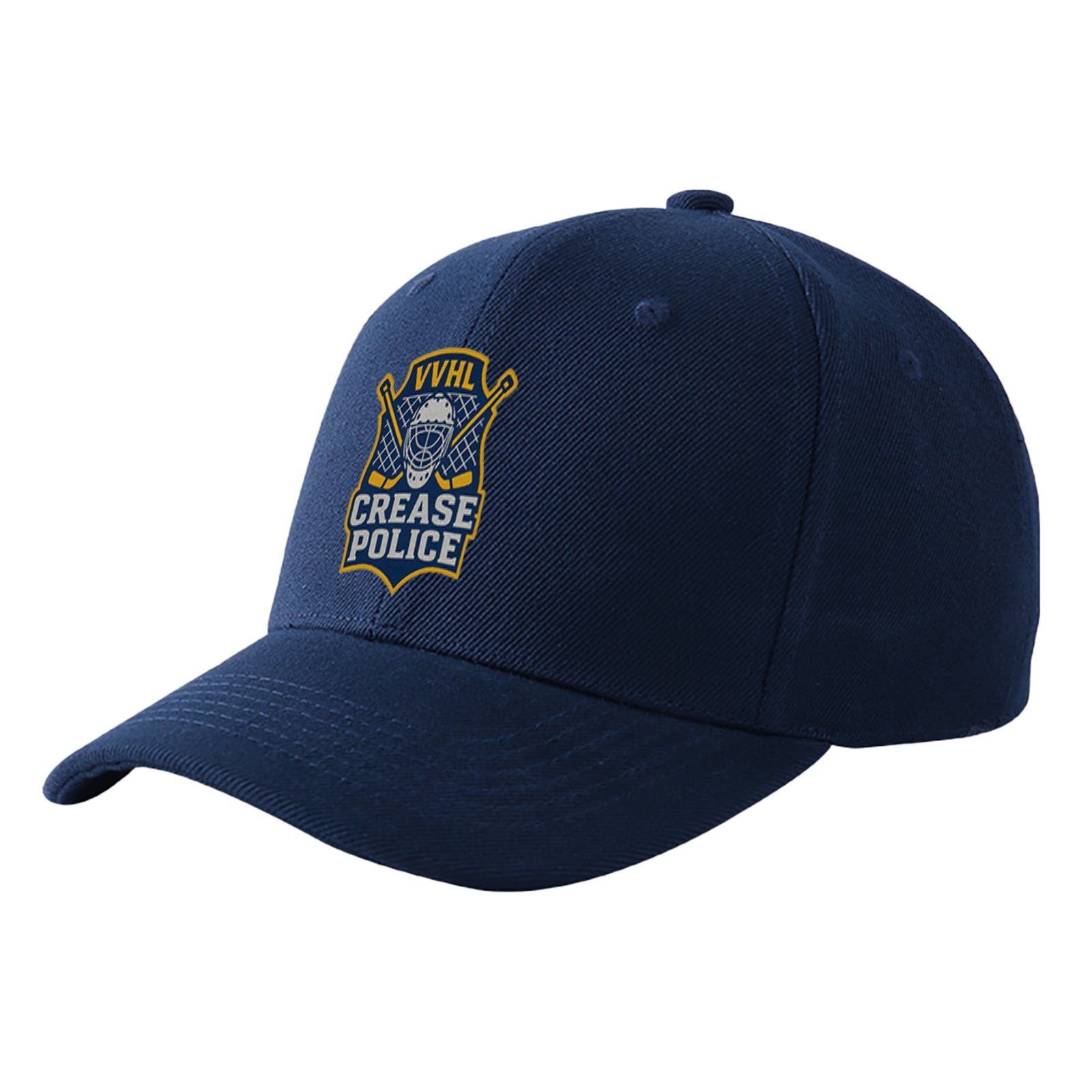 VVHL Navy S9-Crease-Police 3D Puff Embroidery Flat Embroidery Baseball Cap