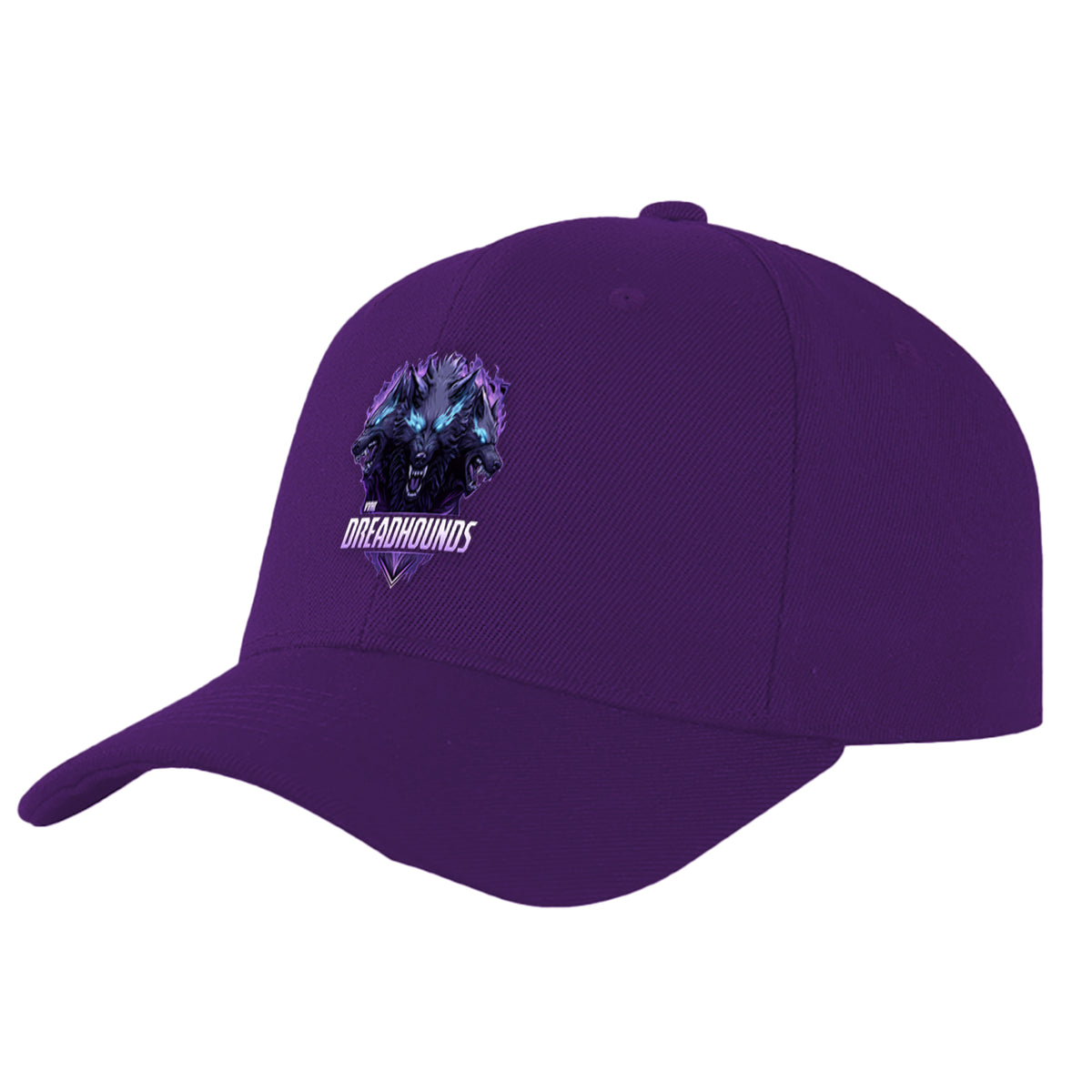 VVHL Purple S9-Dreadhounds 3D Puff Embroidery Flat Embroidery Baseball Cap