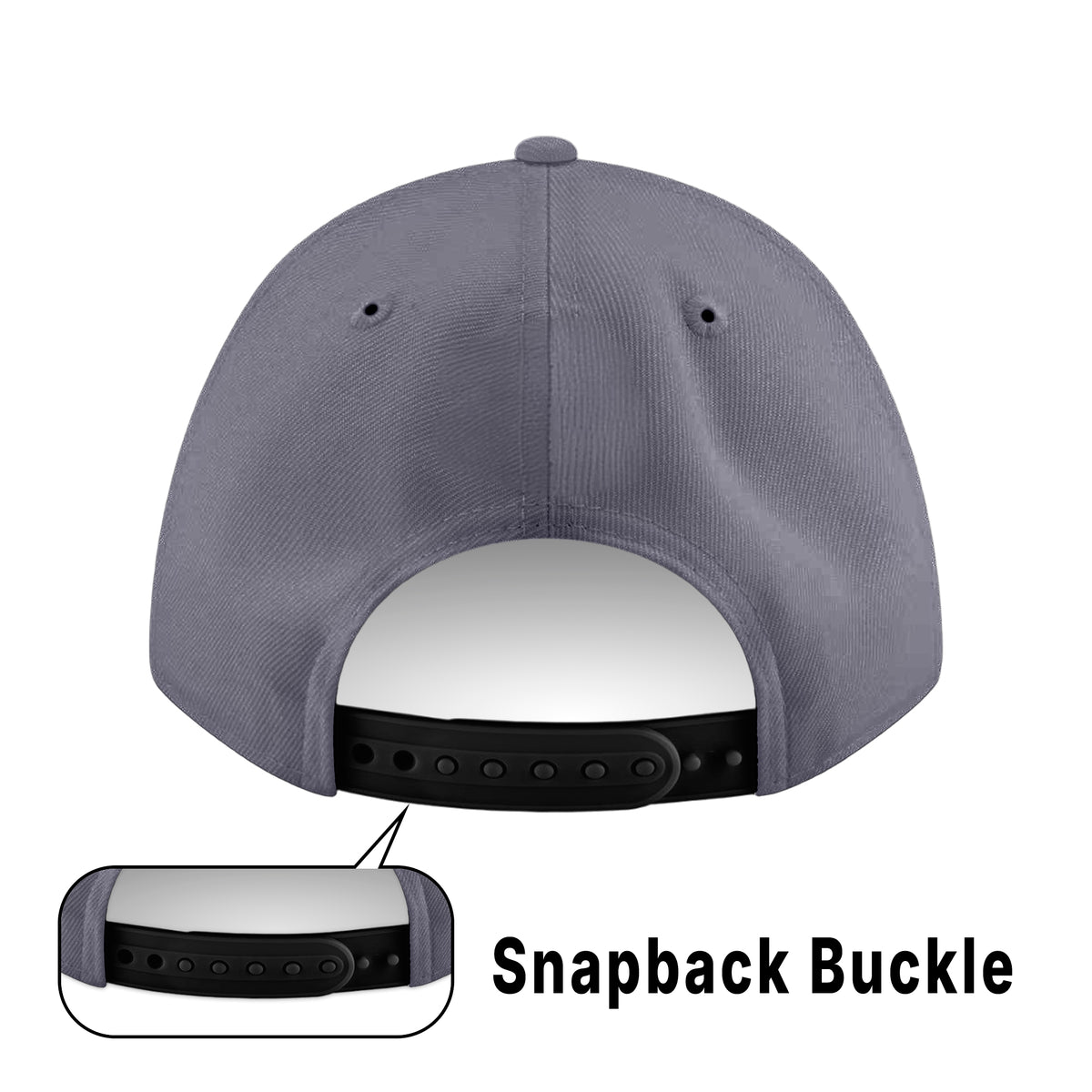 Custom White 3D Puff Embroidery Flat Embroidery Flat Eaves Sport Baseball Cap Design for Men/Women/Youth