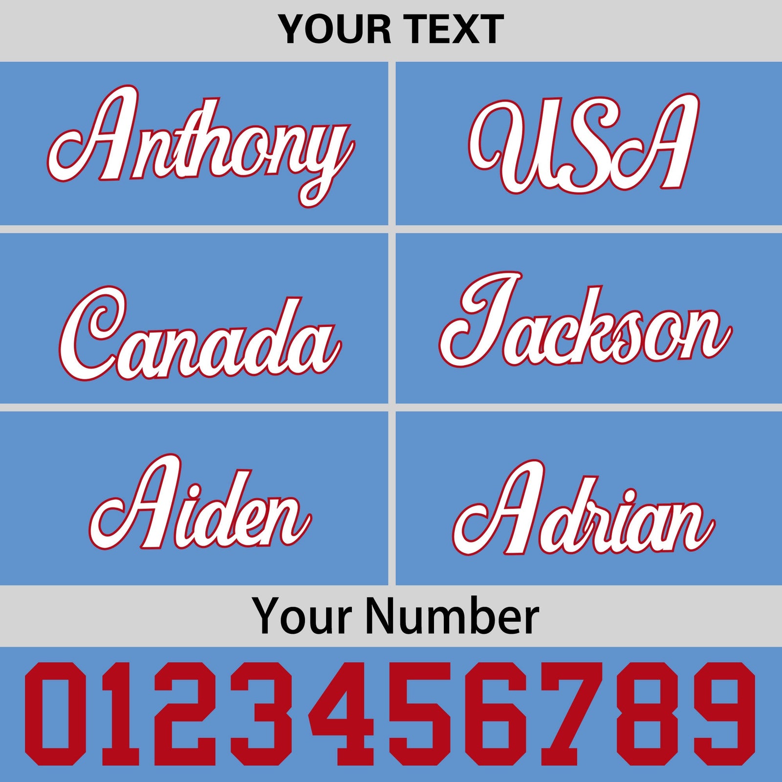 Custom Powder Blue 3D Puff Embroidery Flat Embroidery Casual Sport Baseball Cap