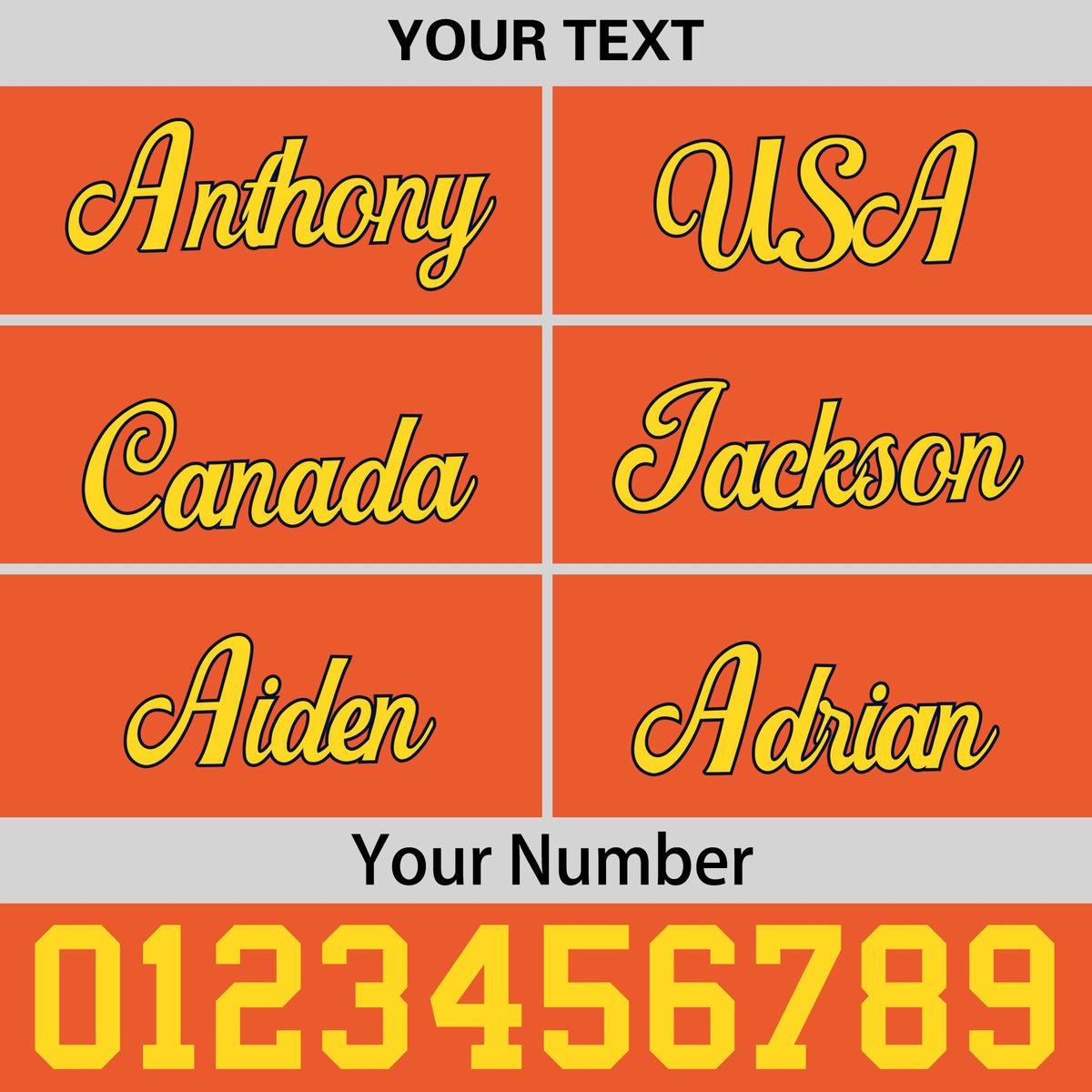 Custom Orange 3D Puff Embroidery Flat Embroidery Casual Sport Baseball Cap