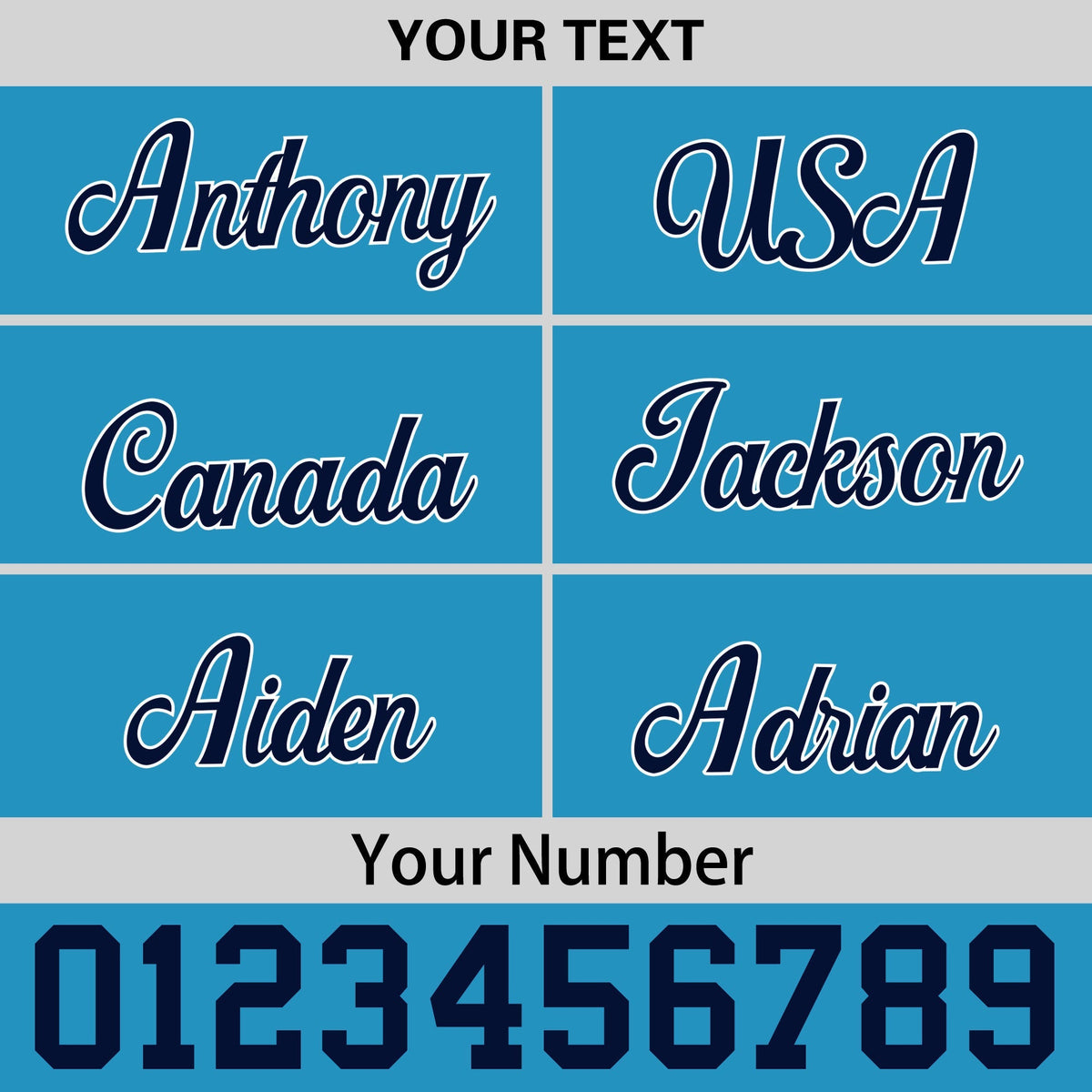 Custom Light Blue 3D Puff Embroidery Flat Embroidery Casual Sport Baseball Cap