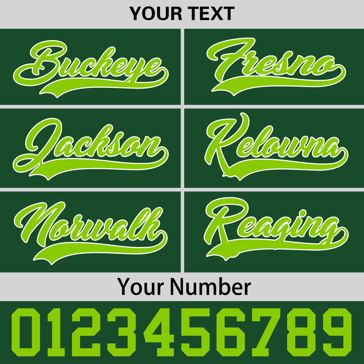 Custom Green 3D Puff Embroidery Flat Embroidery Casual Sport Baseball Cap