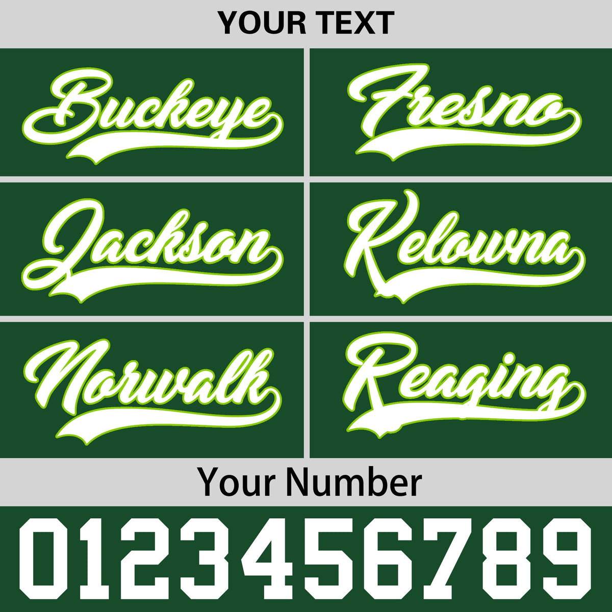 Custom Green 3D Puff Embroidery Flat Embroidery Casual Sport Baseball Cap