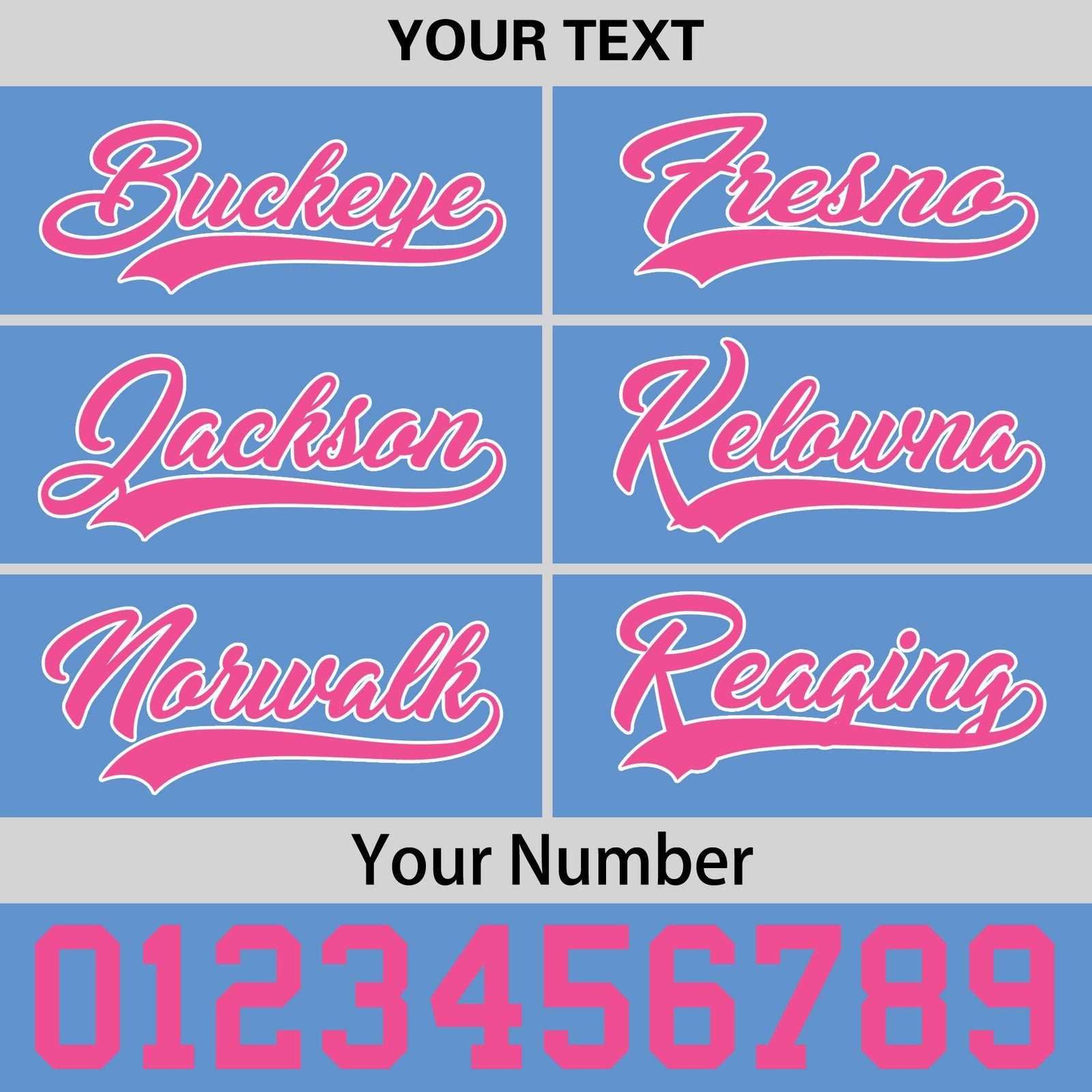 Custom Powder Blue 3D Puff Embroidery Flat Embroidery Casual Sport Baseball Cap