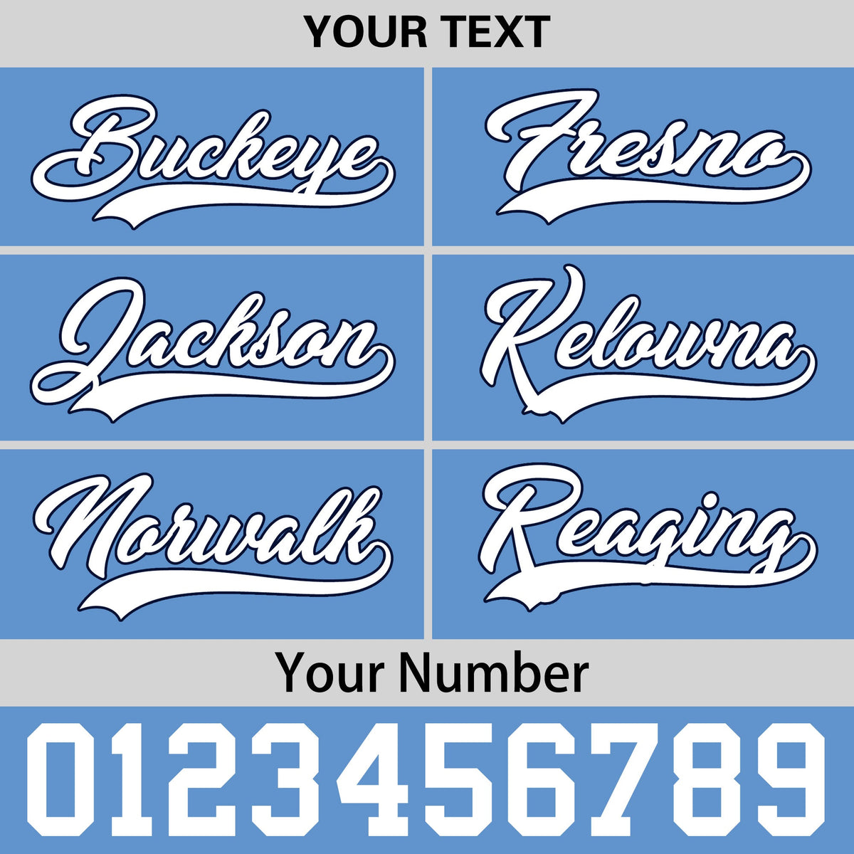 Custom Powder Blue 3D Puff Embroidery Flat Embroidery Casual Sport Baseball Cap