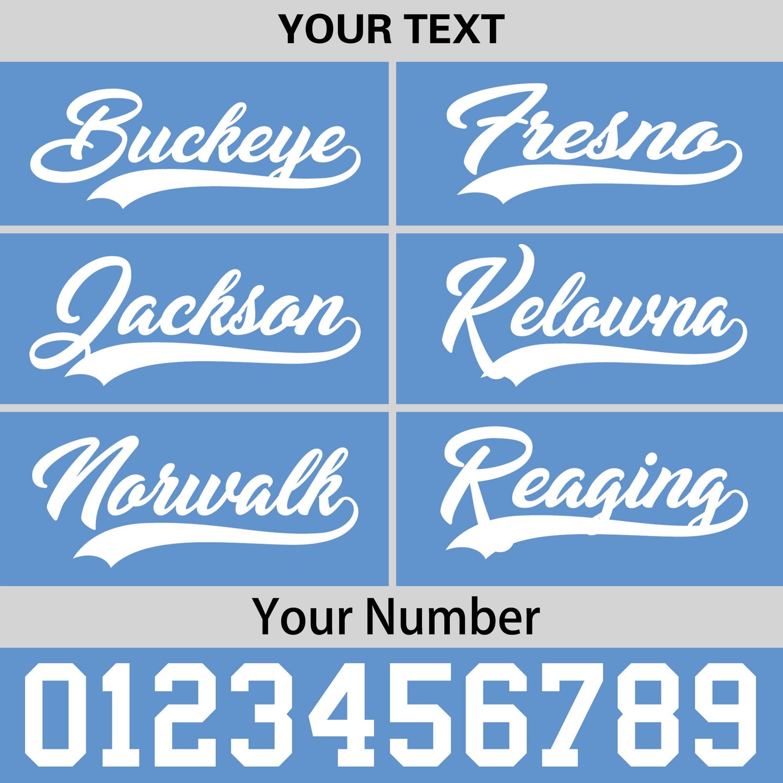 Custom Powder Blue 3D Puff Embroidery Flat Embroidery Casual Sport Baseball Cap