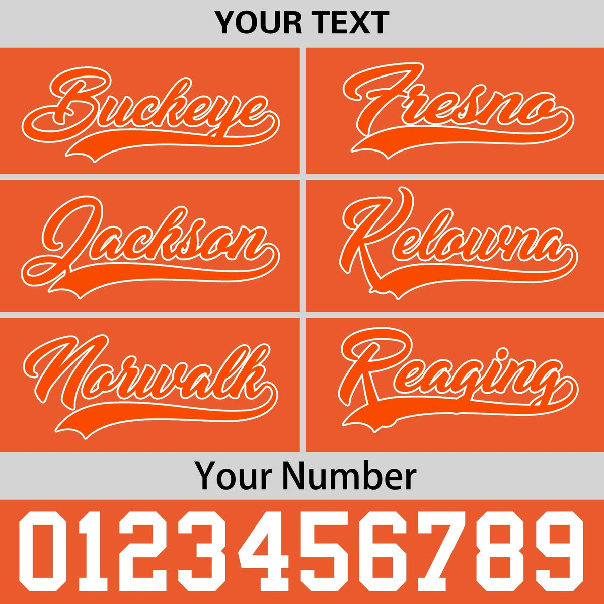 Custom Orange 3D Puff Embroidery Flat Embroidery Casual Sport Baseball Cap