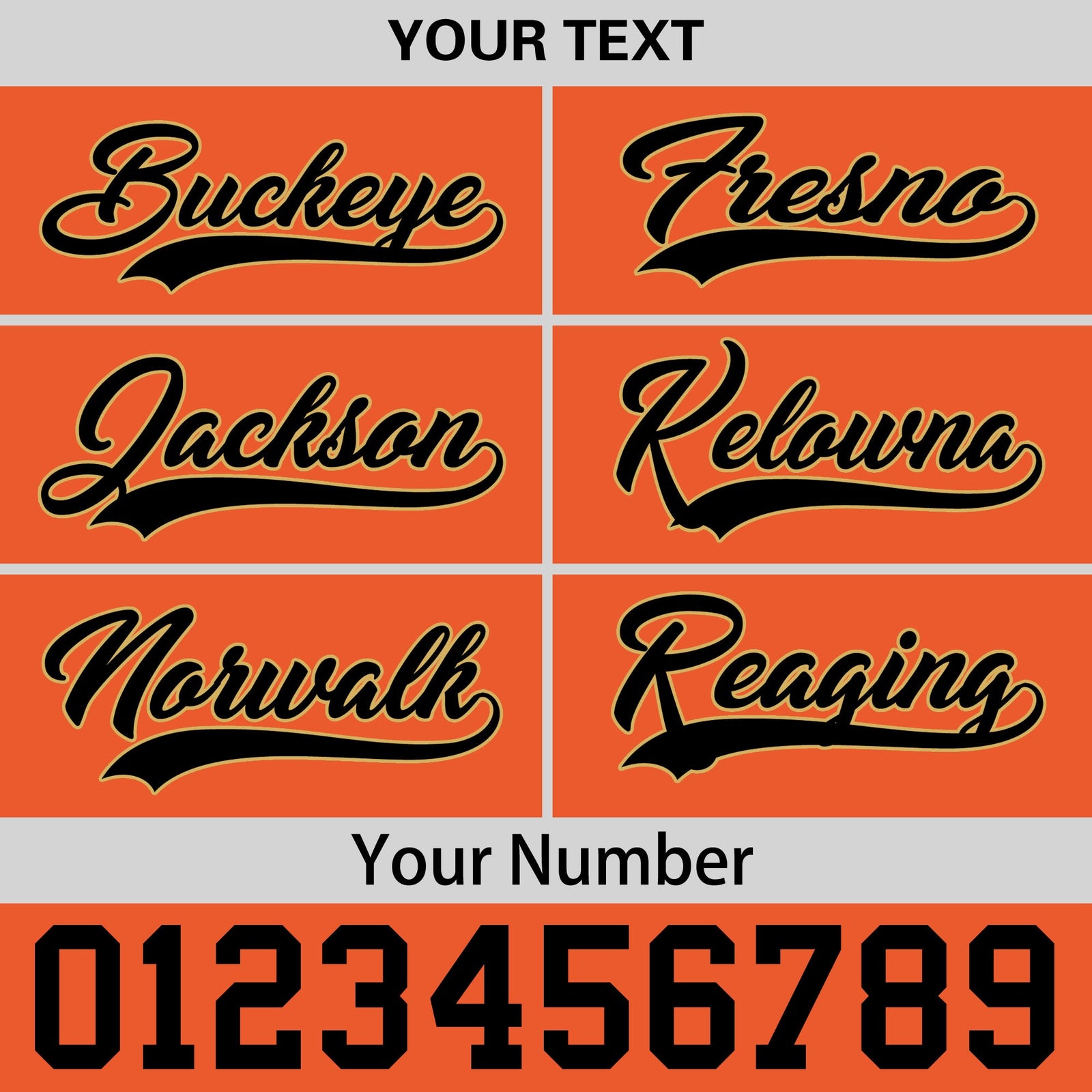 Custom Orange 3D Puff Embroidery Flat Embroidery Casual Sport Baseball Cap