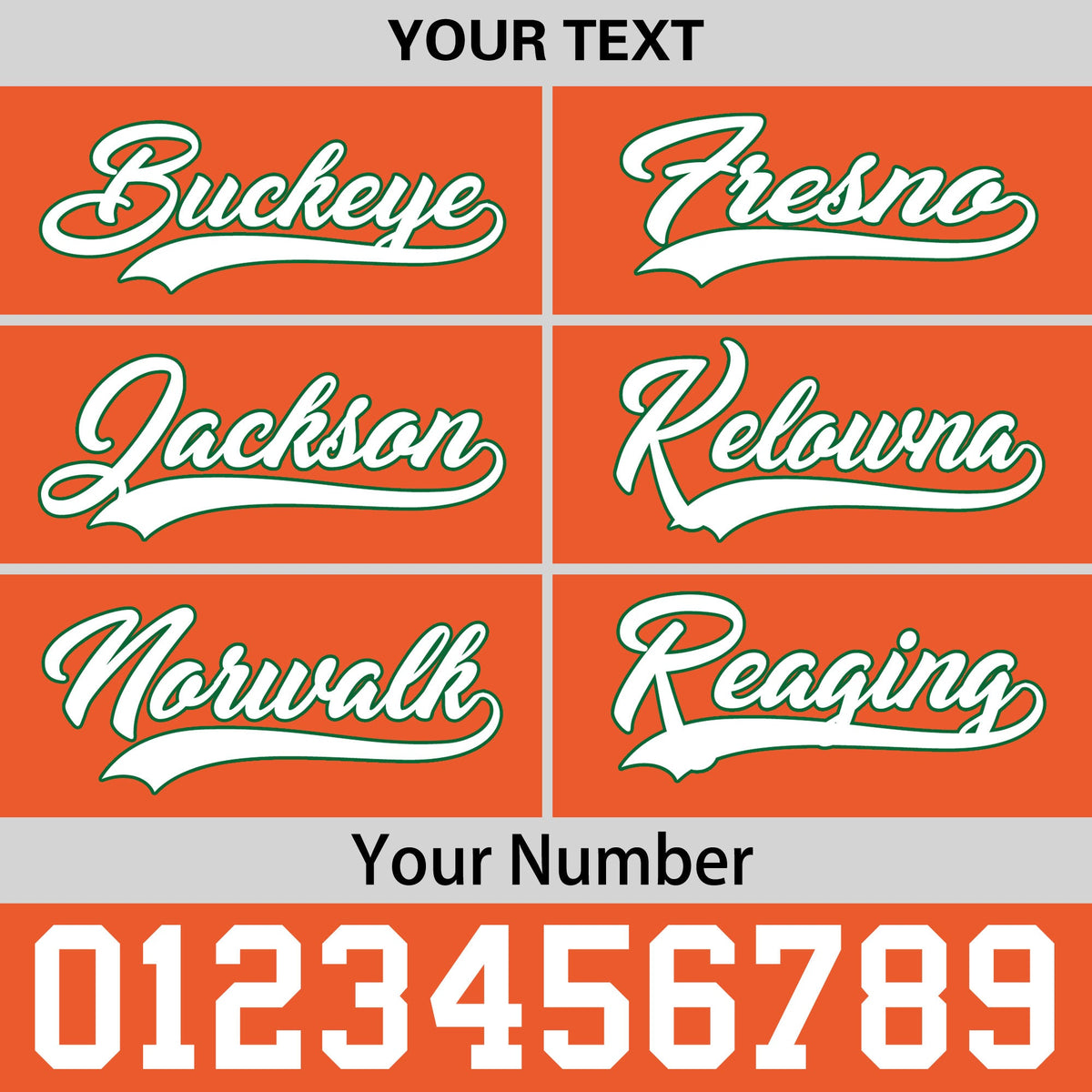 Custom Orange 3D Puff Embroidery Flat Embroidery Casual Sport Baseball Cap