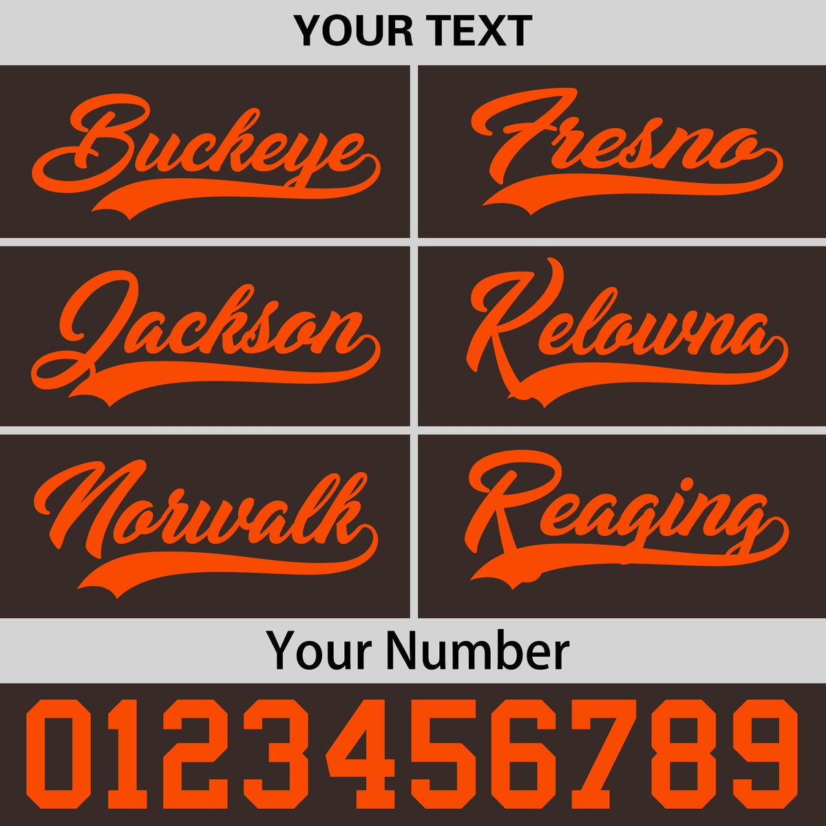 Custom Brown 3D Puff Embroidery Flat Embroidery Casual Sport Baseball Cap