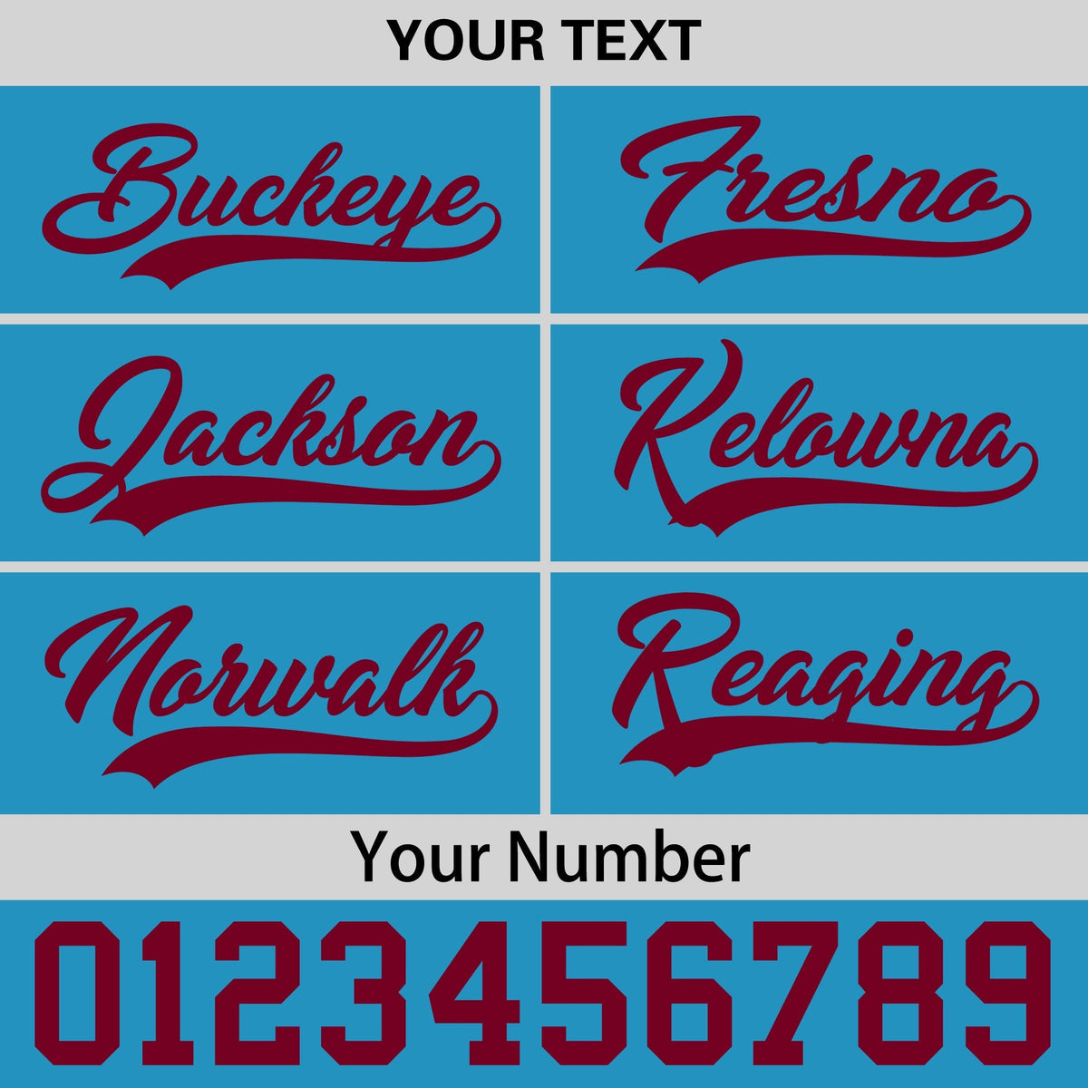 Custom Light Blue 3D Puff Embroidery Flat Embroidery Casual Sport Baseball Cap