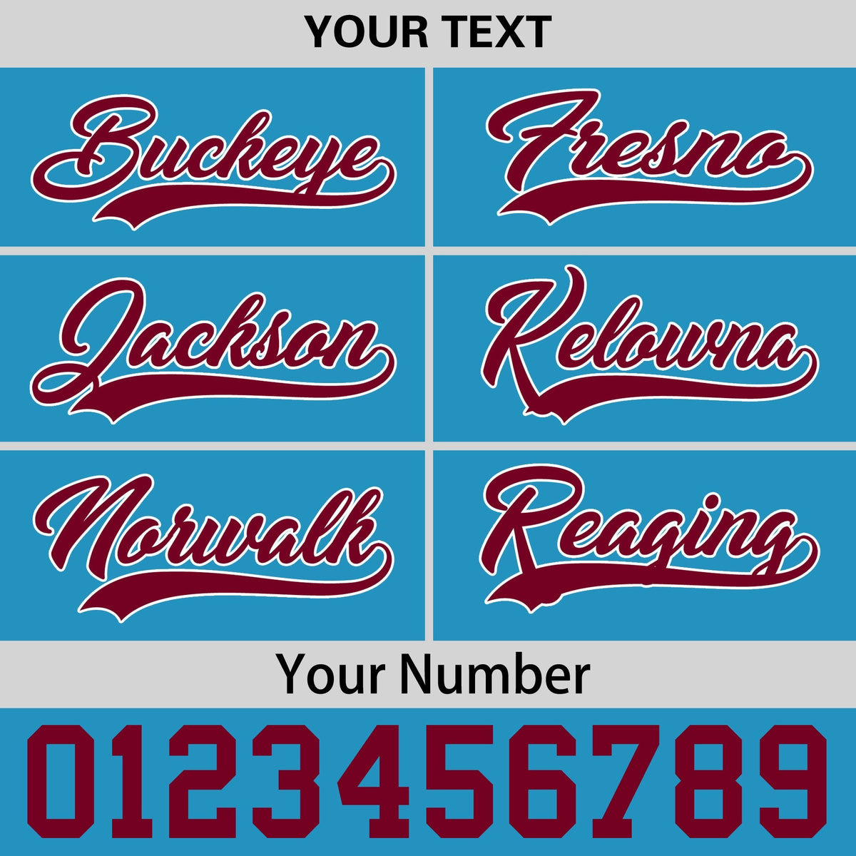 Custom Light Blue 3D Puff Embroidery Flat Embroidery Casual Sport Baseball Cap