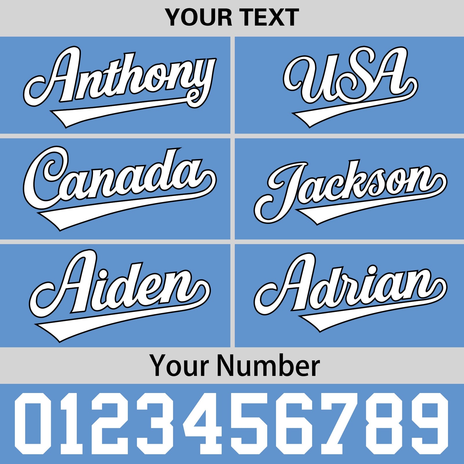 Custom Powder Blue 3D Puff Embroidery Flat Embroidery Casual Sport Baseball Cap