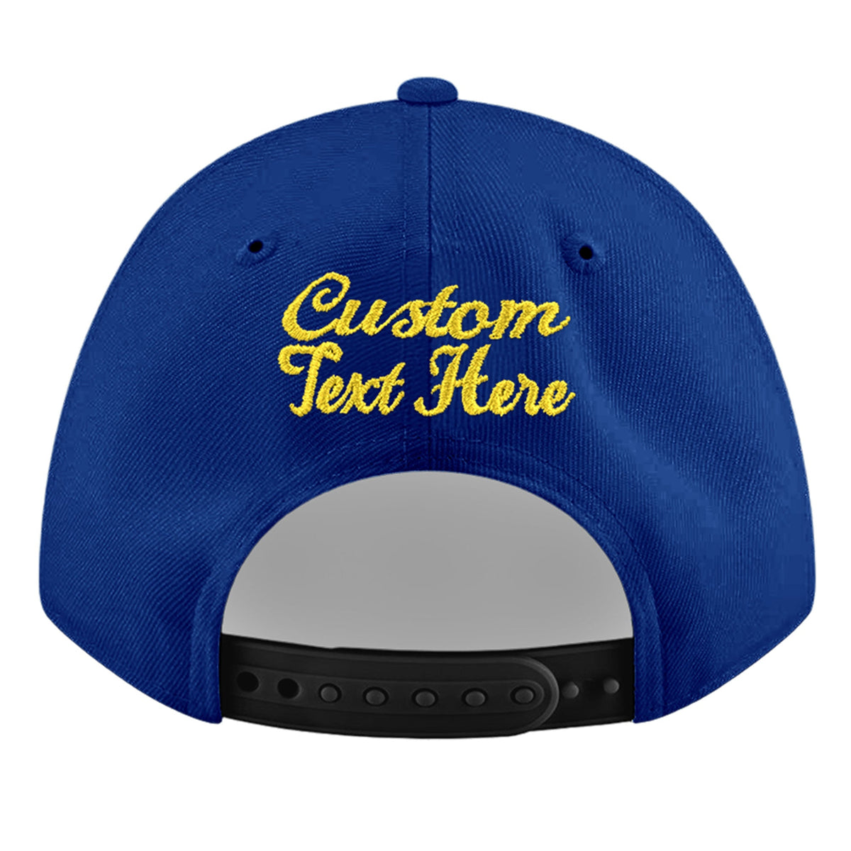 Custom Royal 3D Puff Embroidery Flat Embroidery Casual Sport Baseball Cap