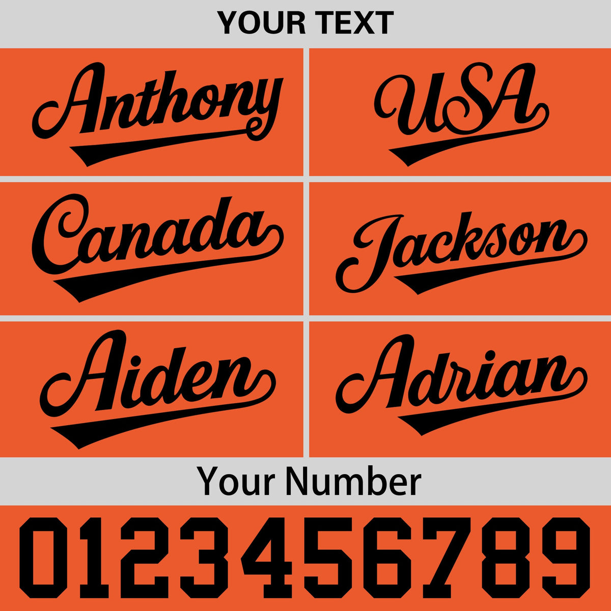 Custom Orange 3D Puff Embroidery Flat Embroidery Casual Sport Baseball Cap