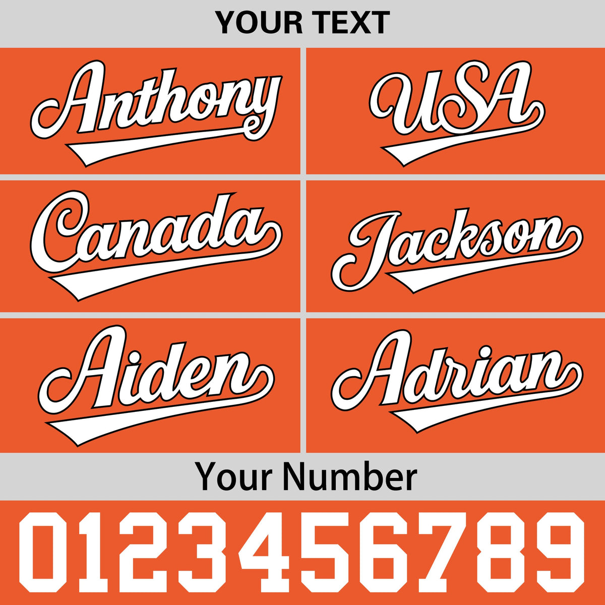 Custom Orange 3D Puff Embroidery Flat Embroidery Casual Sport Baseball Cap