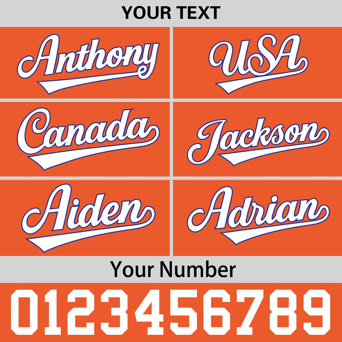 Custom Orange 3D Puff Embroidery Flat Embroidery Casual Sport Baseball Cap