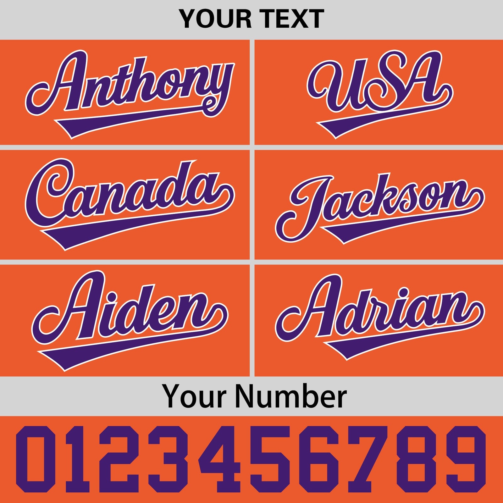 Custom Orange 3D Puff Embroidery Flat Embroidery Casual Sport Baseball Cap