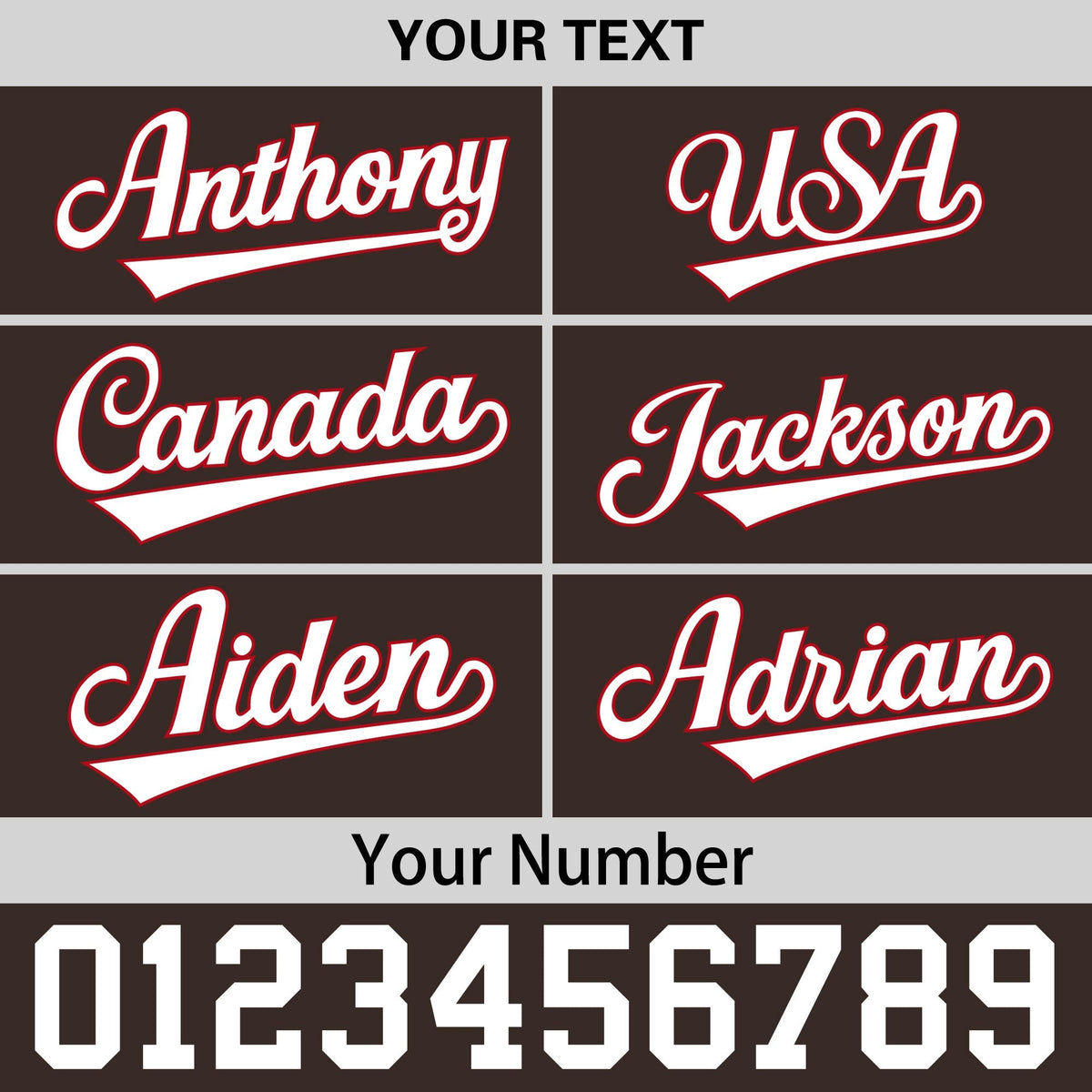 Custom Brown 3D Puff Embroidery Flat Embroidery Casual Sport Baseball Cap