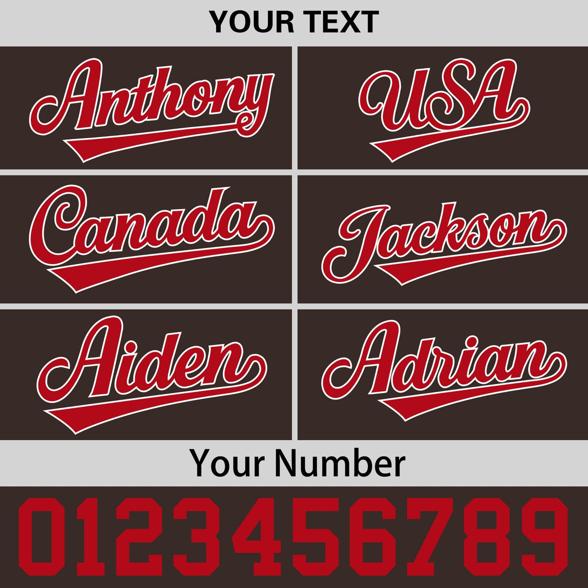 Custom Brown 3D Puff Embroidery Flat Embroidery Casual Sport Baseball Cap