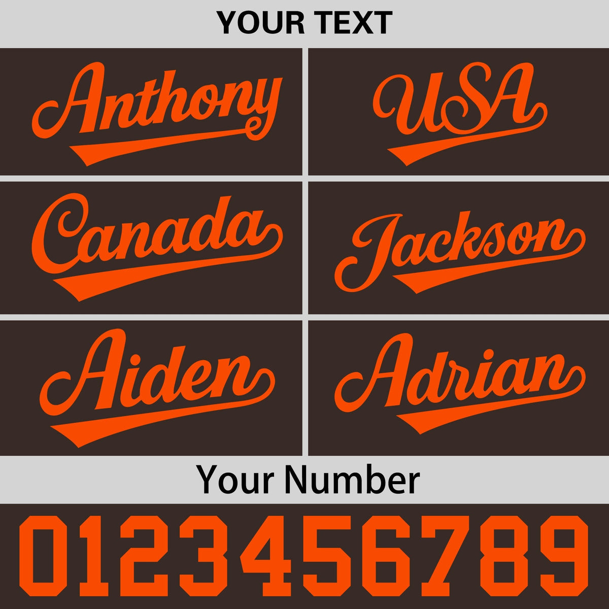 Custom Brown 3D Puff Embroidery Flat Embroidery Casual Sport Baseball Cap