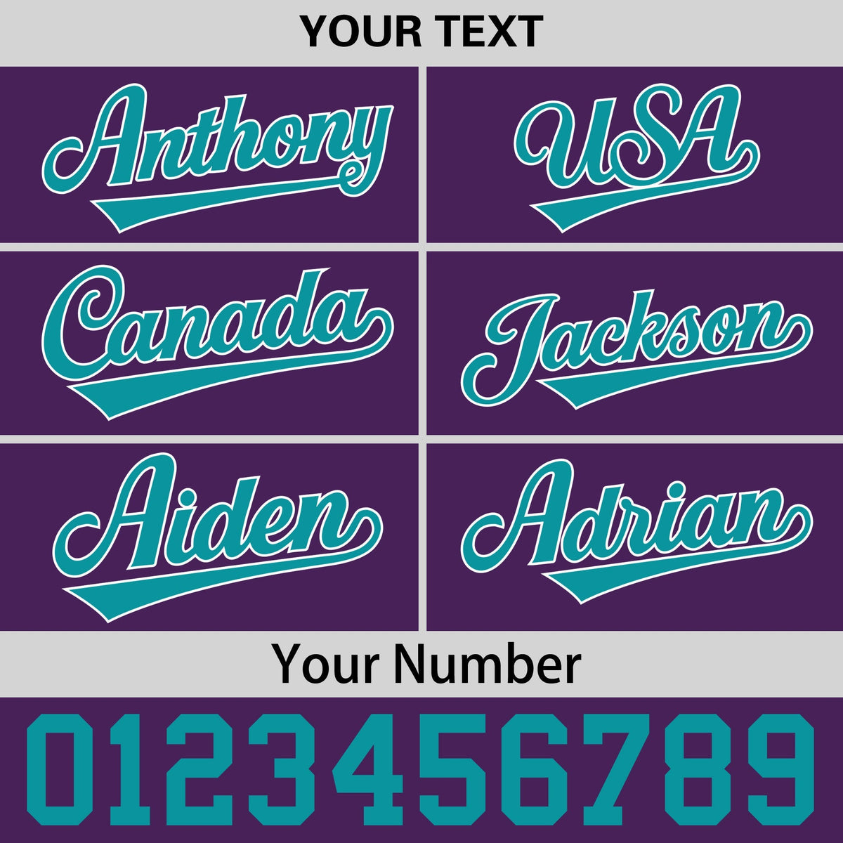 Custom Purple 3D Puff Embroidery Flat Embroidery Casual Sport Baseball Cap