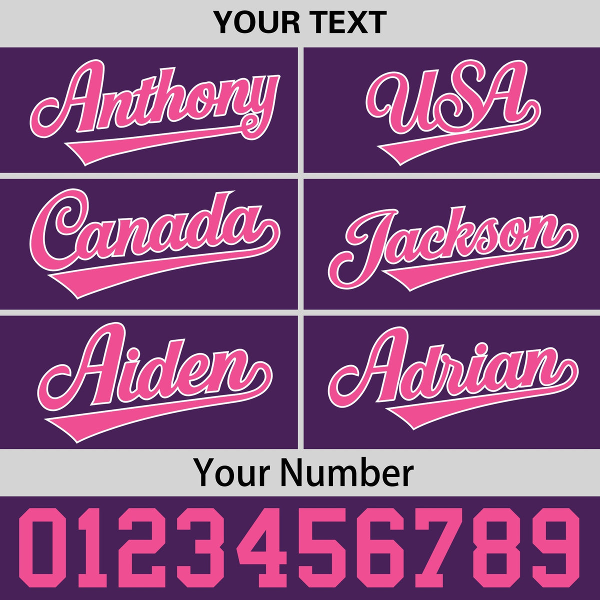 Custom Purple 3D Puff Embroidery Flat Embroidery Casual Sport Baseball Cap