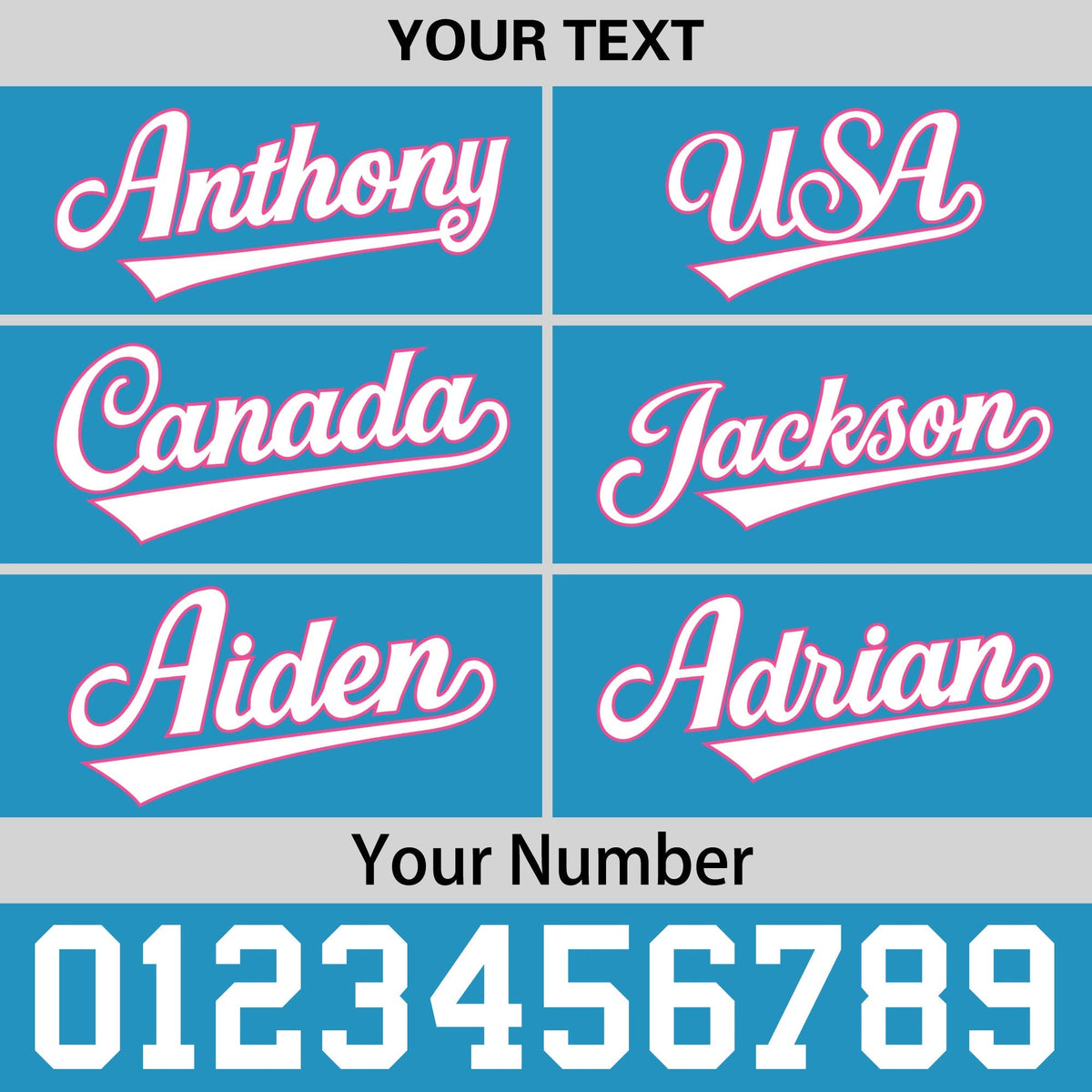 Custom Light Blue 3D Puff Embroidery Flat Embroidery Casual Sport Baseball Cap