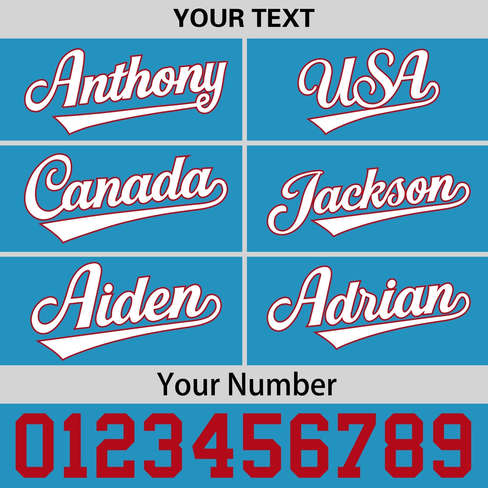 Custom Light Blue 3D Puff Embroidery Flat Embroidery Casual Sport Baseball Cap