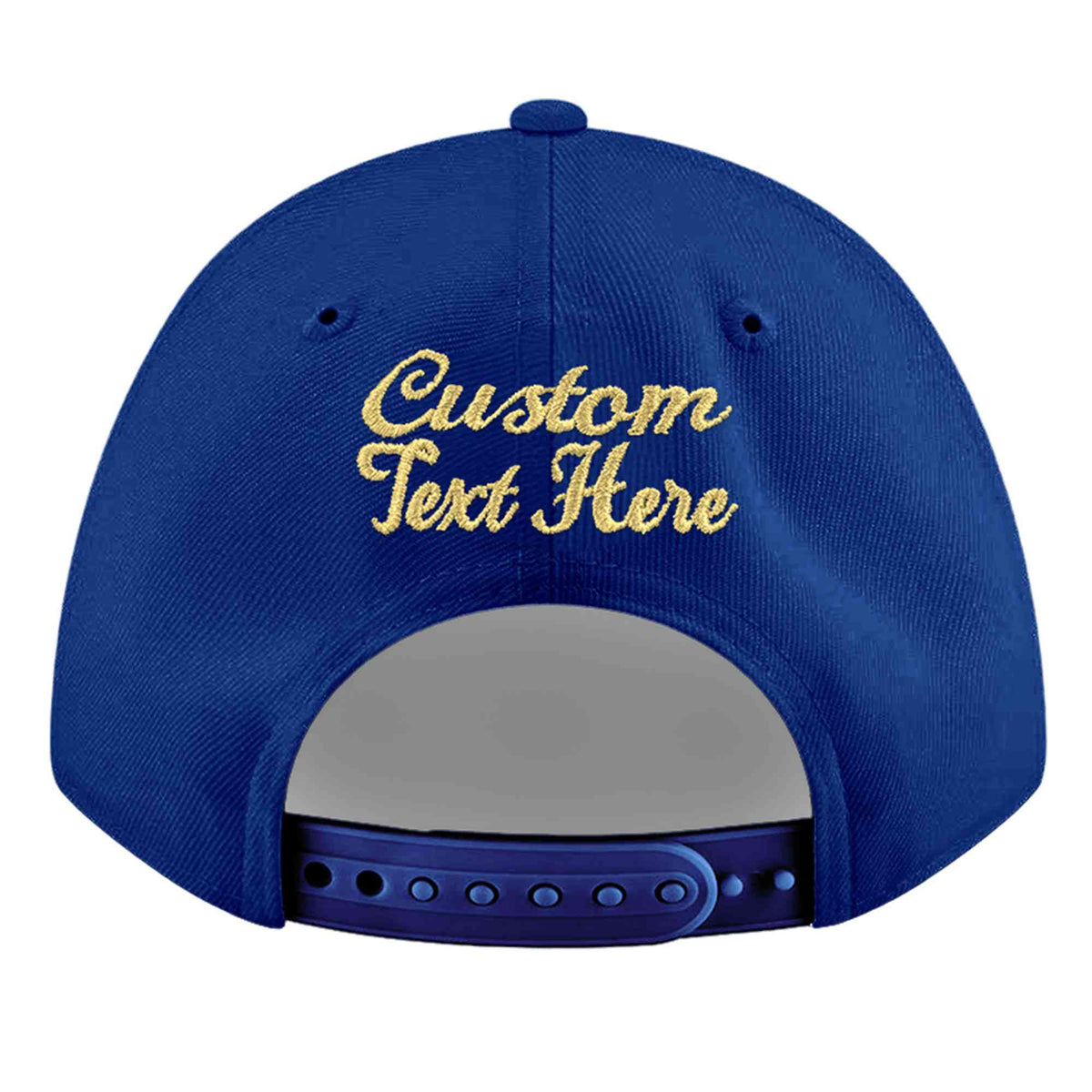 Custom Royal 3D Puff Embroidery Flat Embroidery Casual Sport Baseball Cap