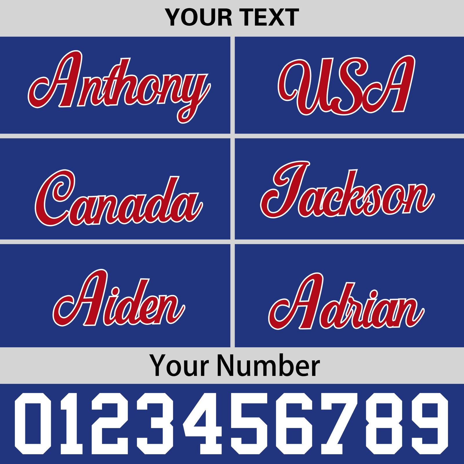 Custom Royal Blue Red 3D Puff Embroidery Flat Embroidery Casual Sport Baseball Cap