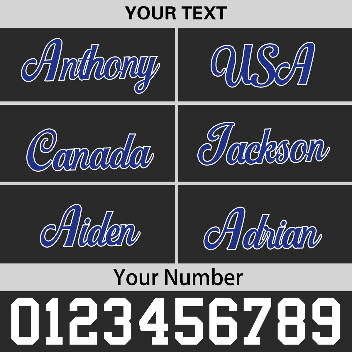 Custom Black Royal Blue 3D Puff Embroidery Flat Embroidery Casual Sport Baseball Cap