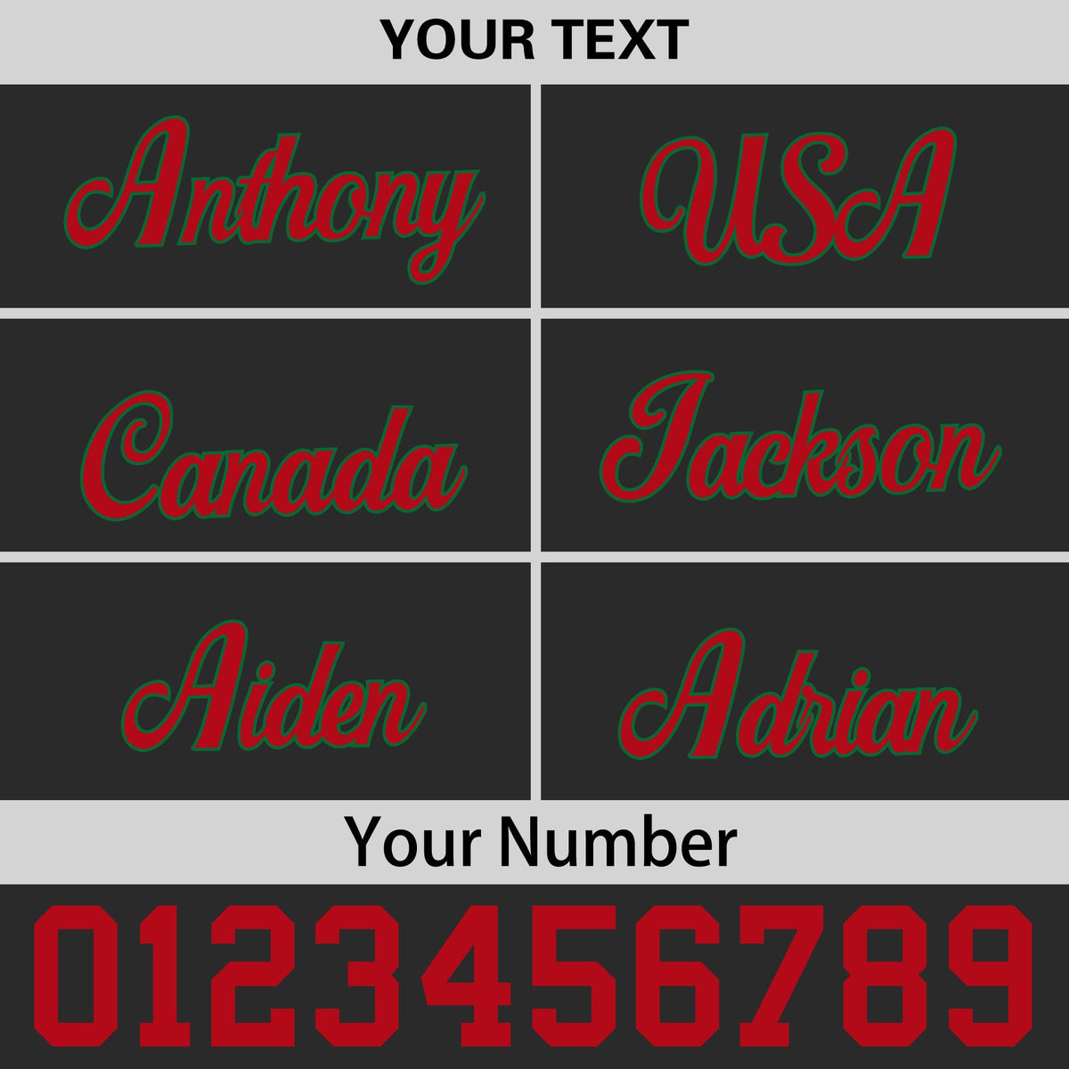 Custom Black Red 3D Puff Embroidery Flat Embroidery Casual Sport Baseball Cap