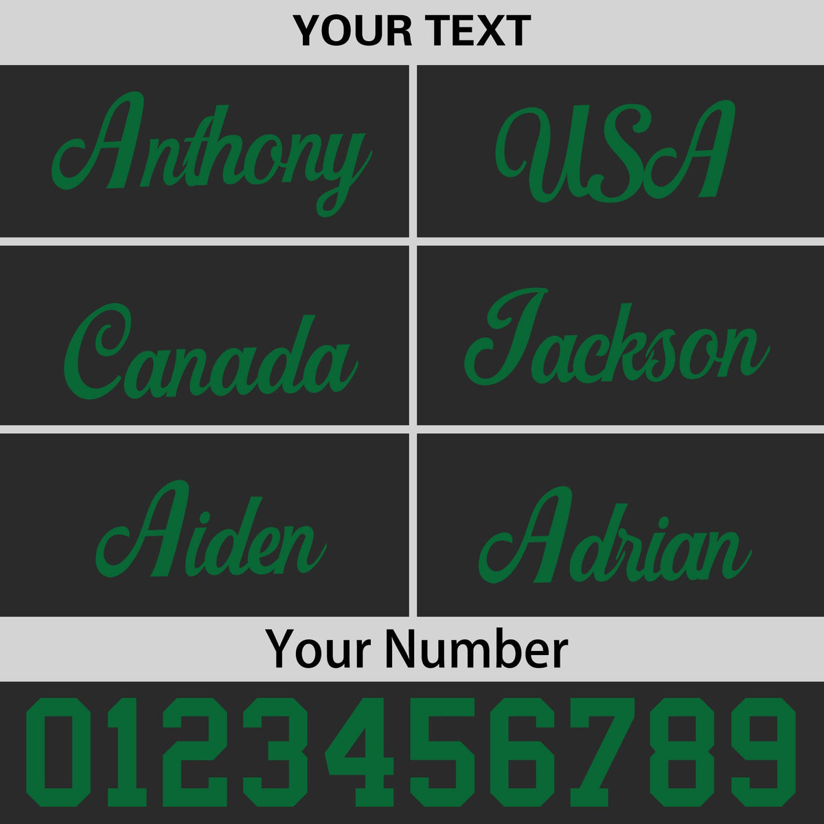 Custom Black Kelly Green 3D Puff Embroidery Flat Embroidery Casual Sport Baseball Cap