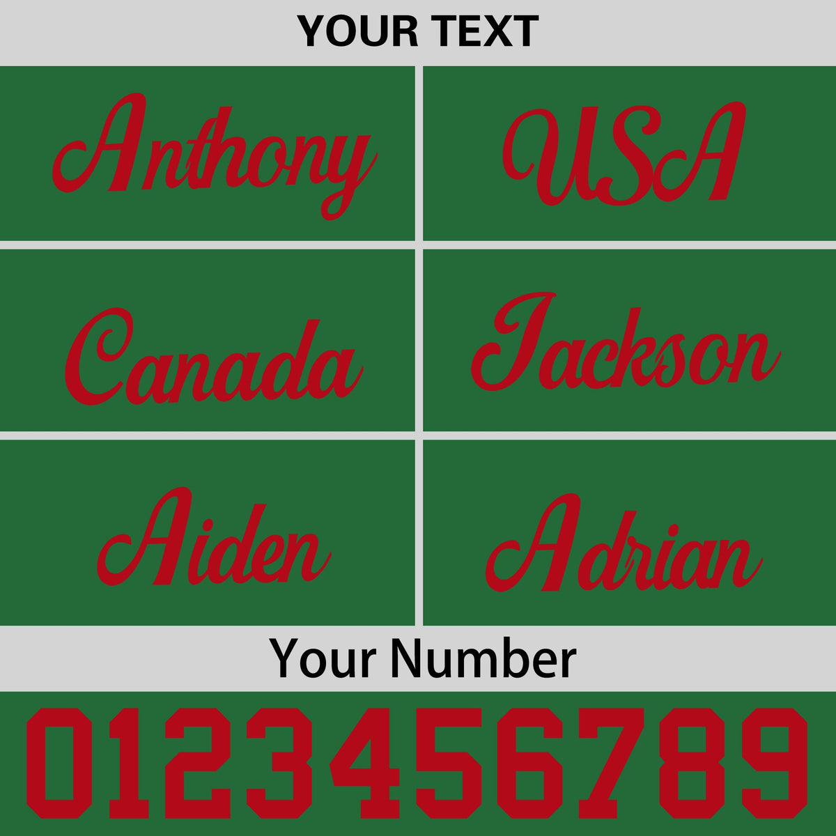 Custom Kelly Green Red 3D Puff Embroidery Flat Embroidery Casual Sport Baseball Cap