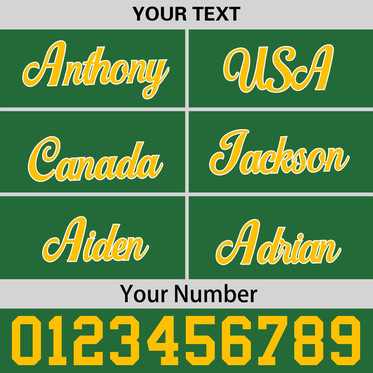 Custom Kelly Green Gold 3D Puff Embroidery Flat Embroidery Casual Sport Baseball Cap