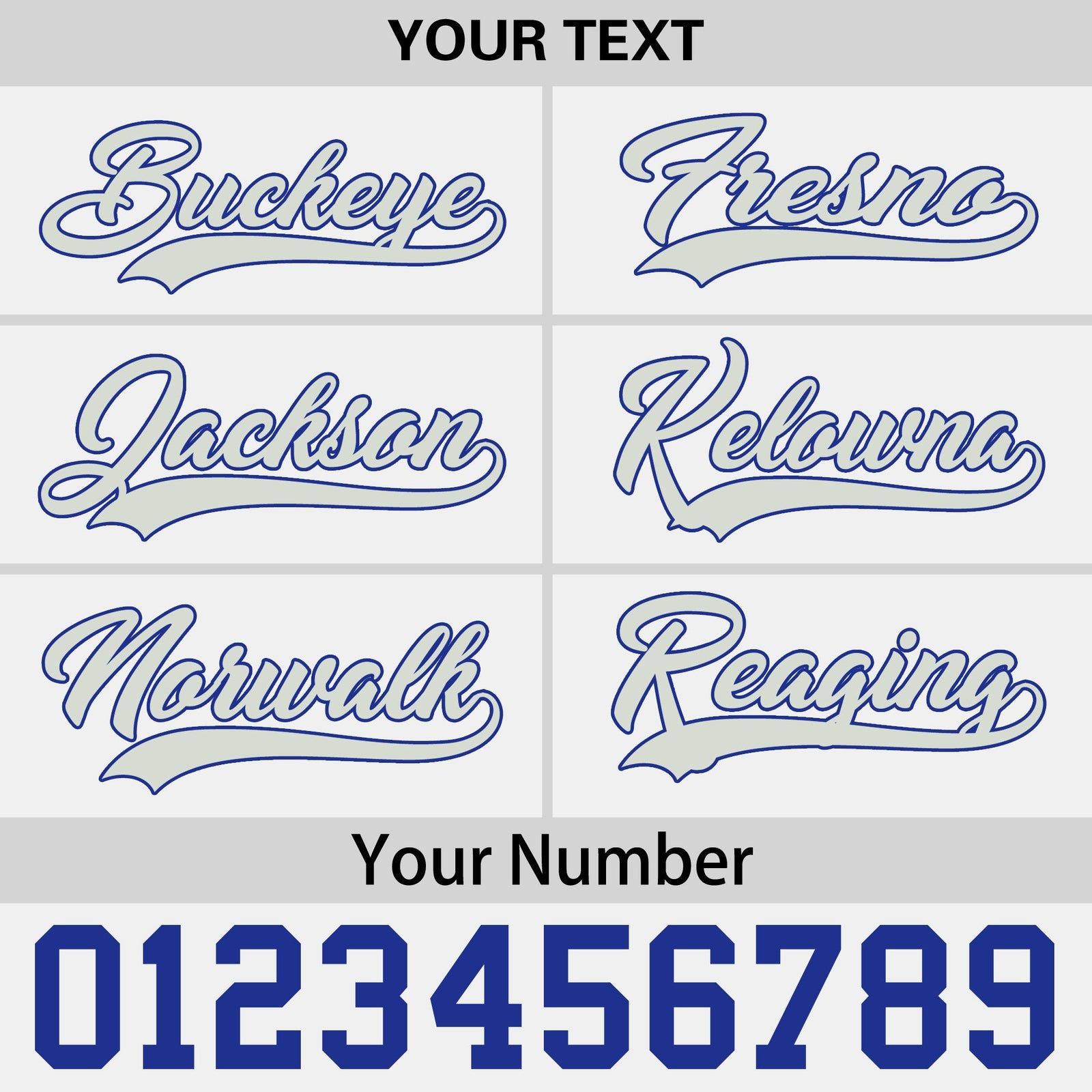 Custom White Royal Blue 185D Puff Embroidery Flat Embroidery Casual Sport Baseball Cap