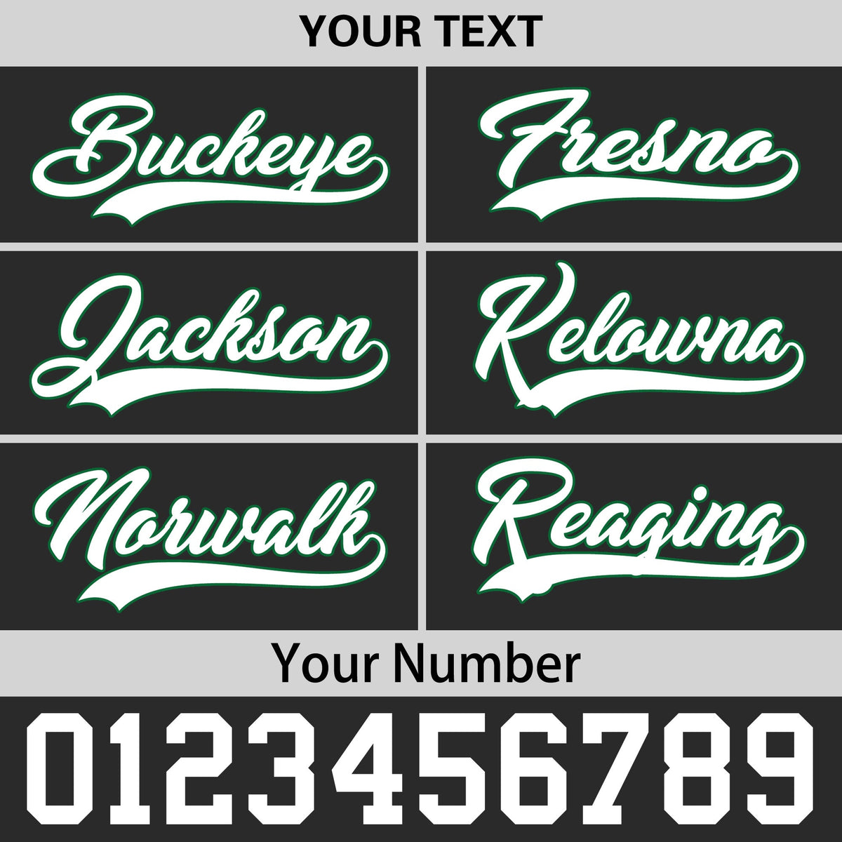 Custom Black Kelly Green 3D Puff Embroidery Flat Embroidery Casual Sport Baseball Cap