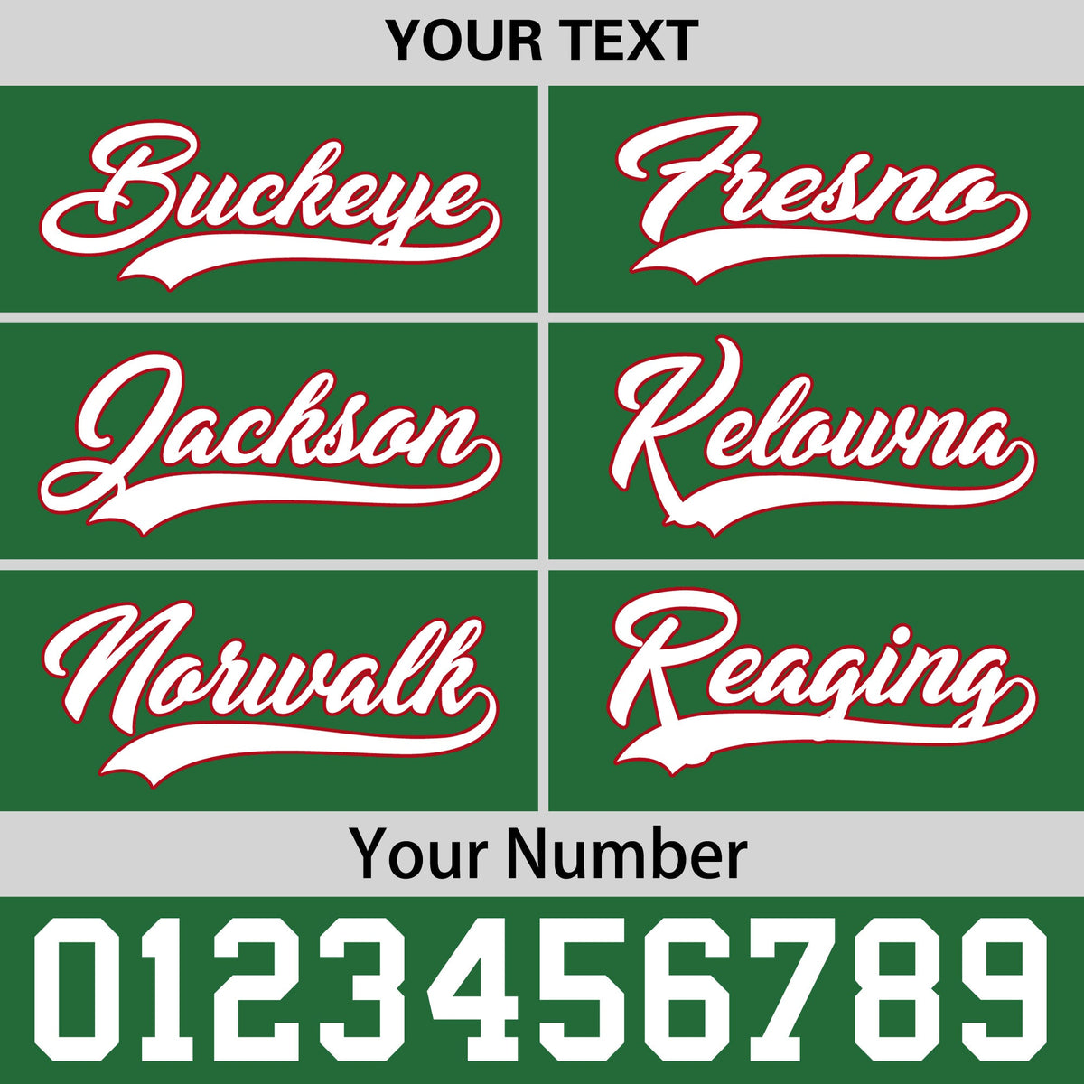 Custom Kelly Green Red 3D Puff Embroidery Flat Embroidery Casual Sport Baseball Cap